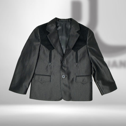 Csk2991 | Children Kids Western Suit Black