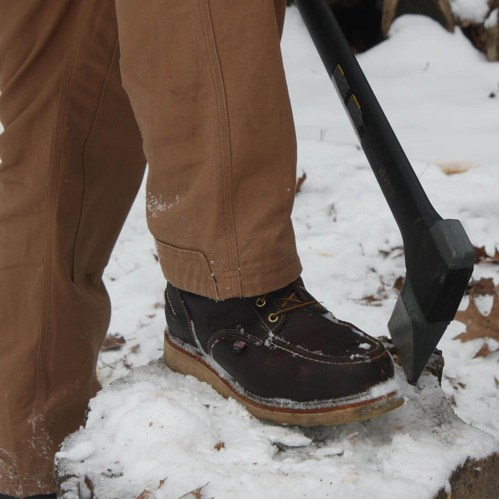 804-3800 | Thorogood 1957 Series Waterproof 8" Briar Pitstop Steel Safety Toe Work Boots for Men