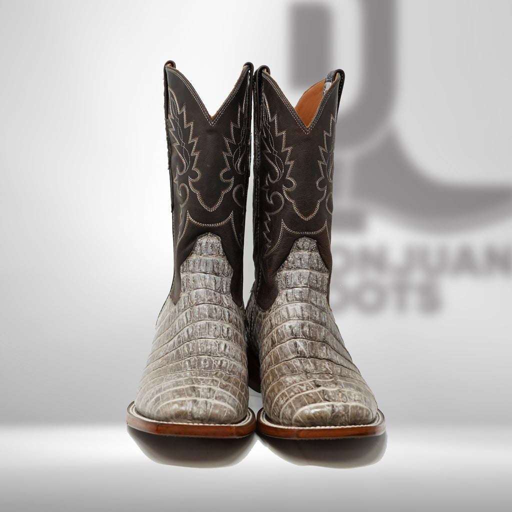 DJ2065 | Don Juan Boots Men's Caiman Tail Chocomink H Toe P