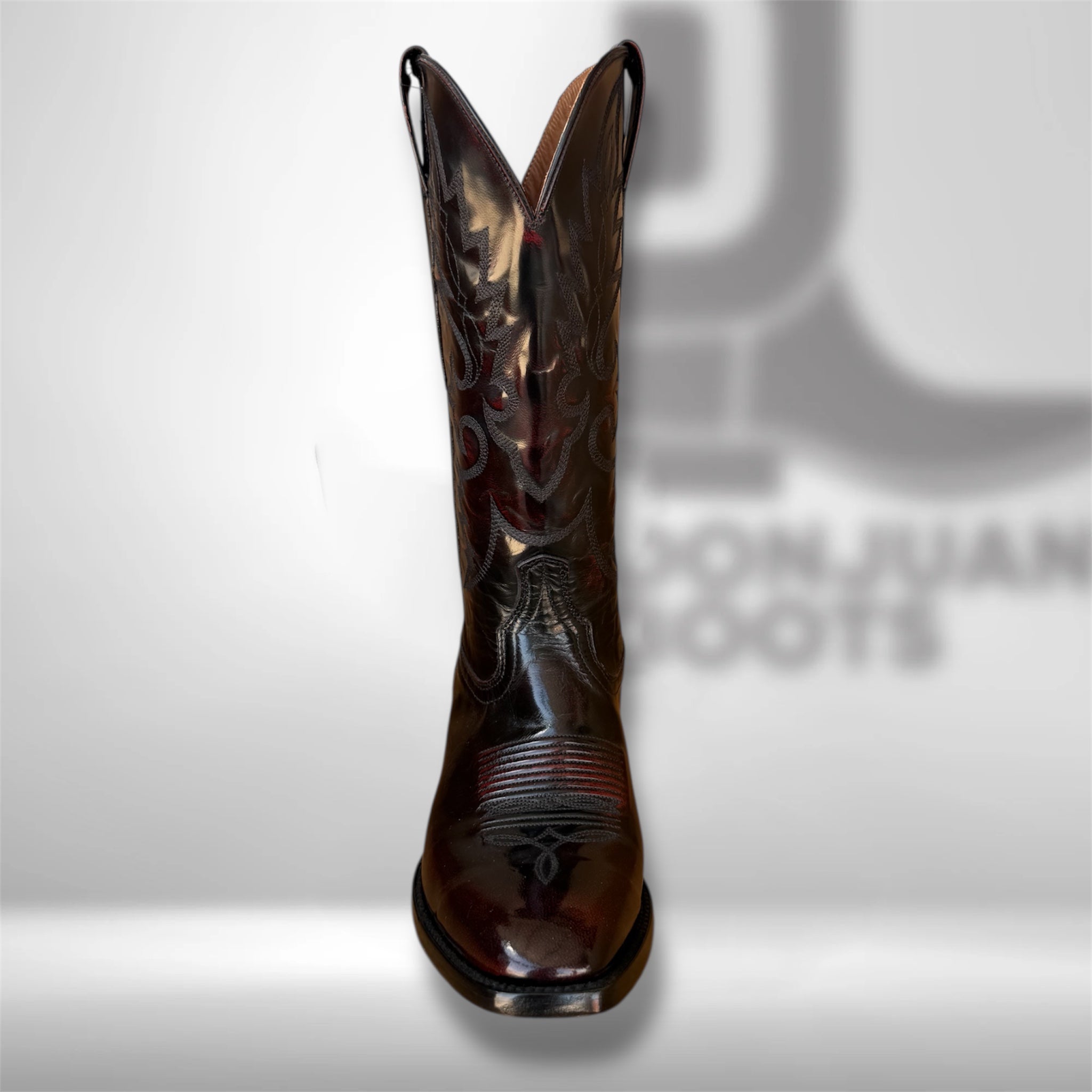 Dj1004 | Taz Goat French Toe Blk Cherry – Don Juan Boots