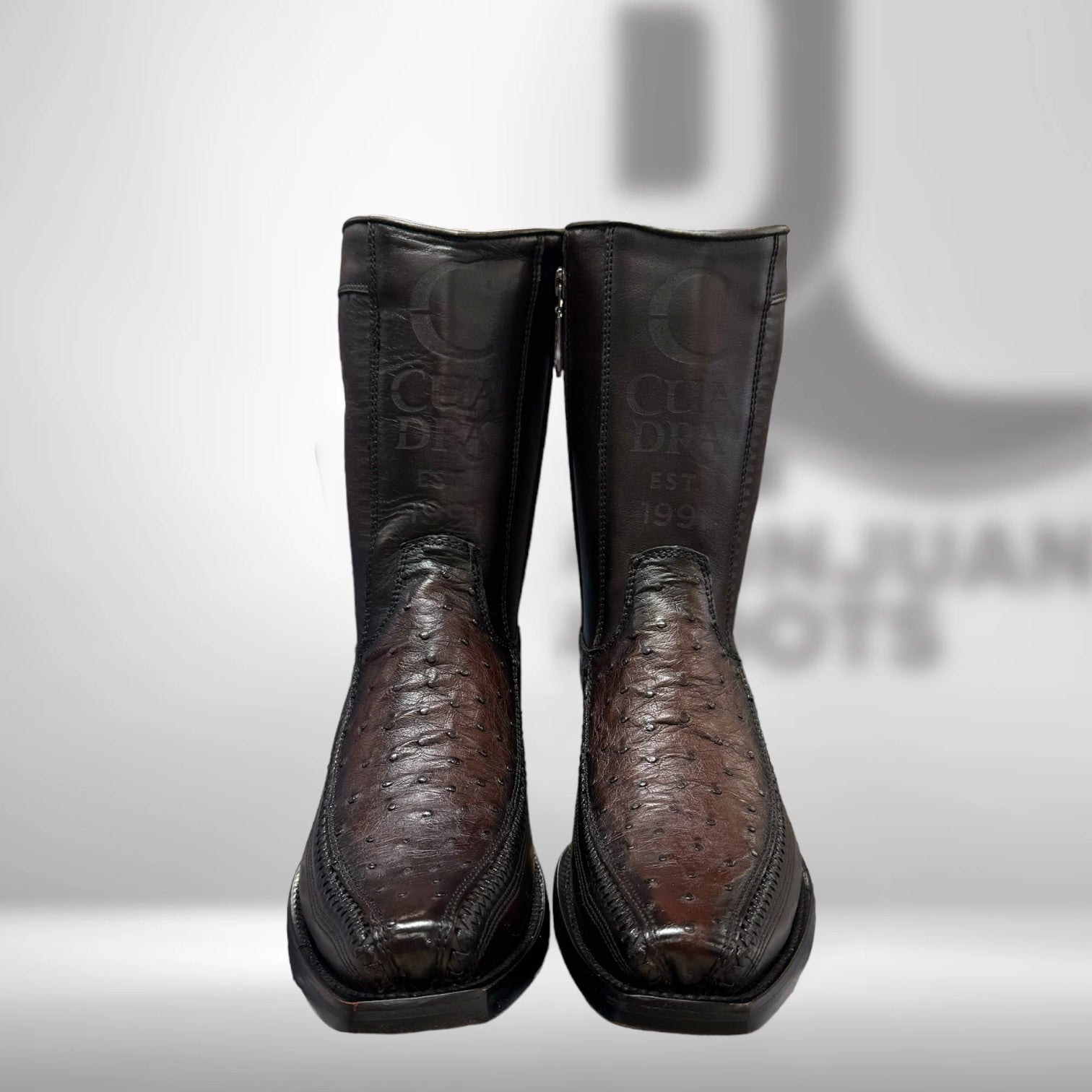 Cu803 | Flame Chocolate Ostrich Laser