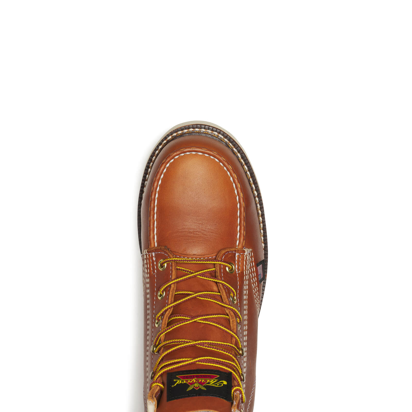 804-4200 | Thorogood American Heritage 6" Tobacco Steel Safety Toe Work Boots for Men