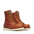 804-4208 | Thorogood American Heritage 8" Tobacco Steel Safety Toe Work Boots for Men