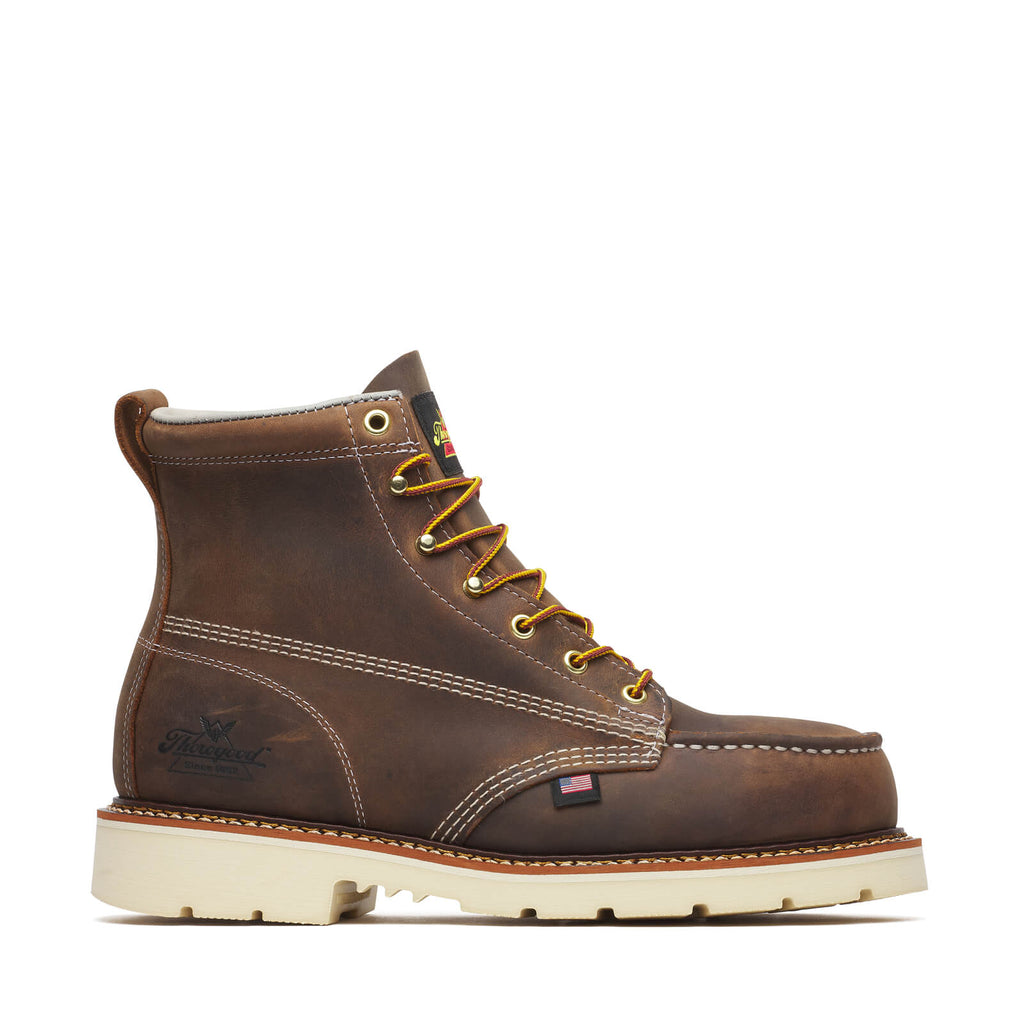 804-4375 | Thorogood American Heritage 6" Steel Safety Toe Work Boots for Men