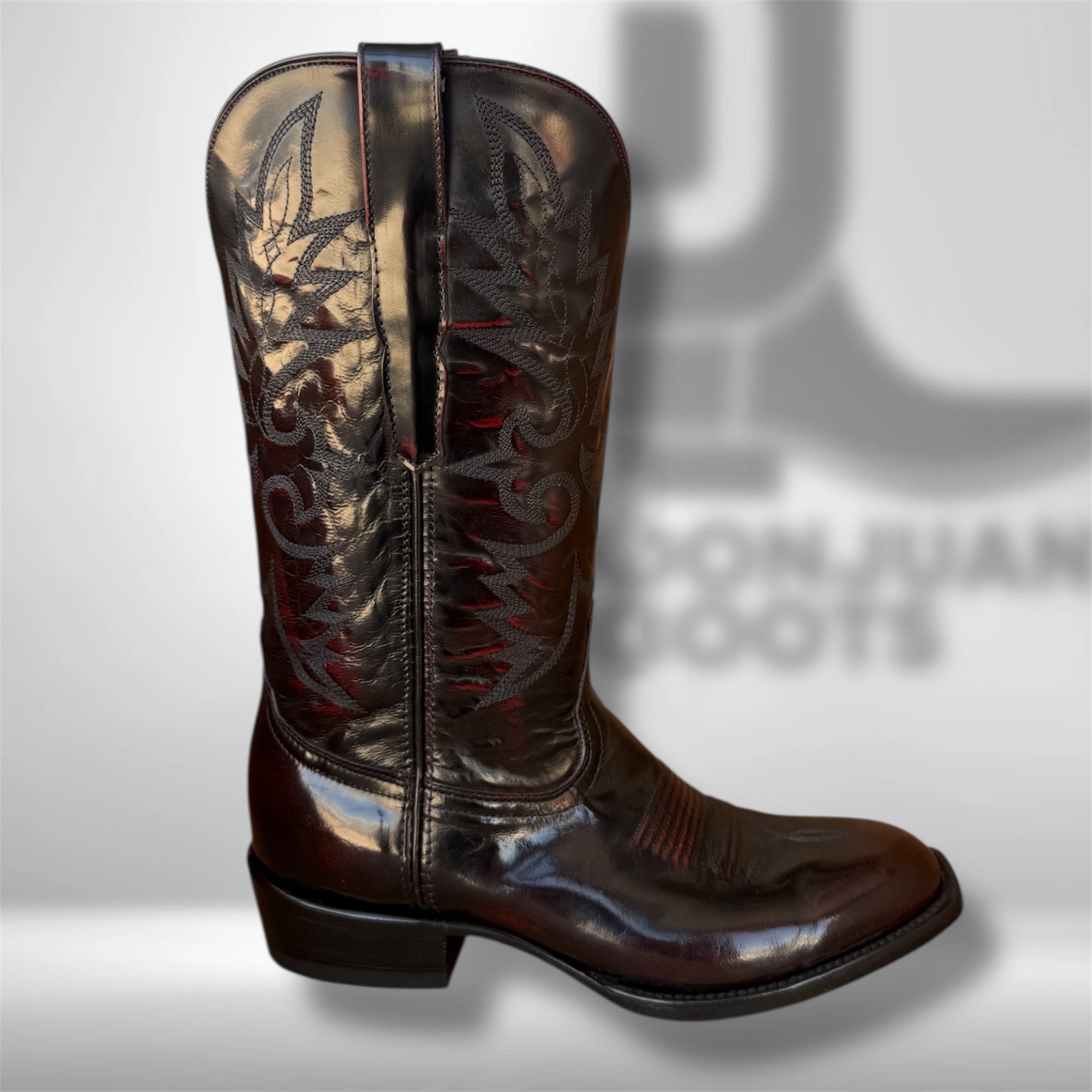 Dj1004 | Taz Goat French Toe Blk Cherry