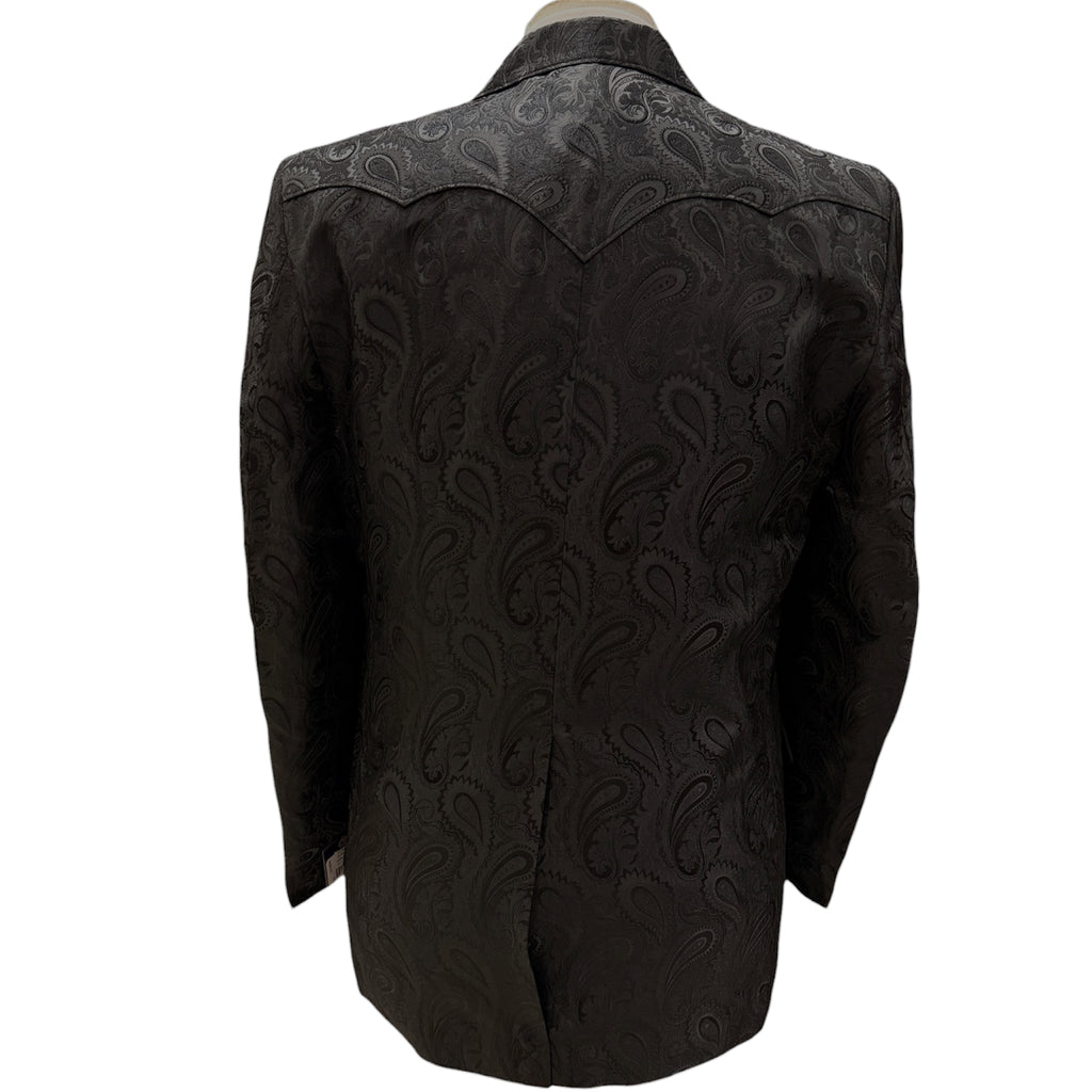 Cc1099-41 | Black Paisley Plano Sportcoat