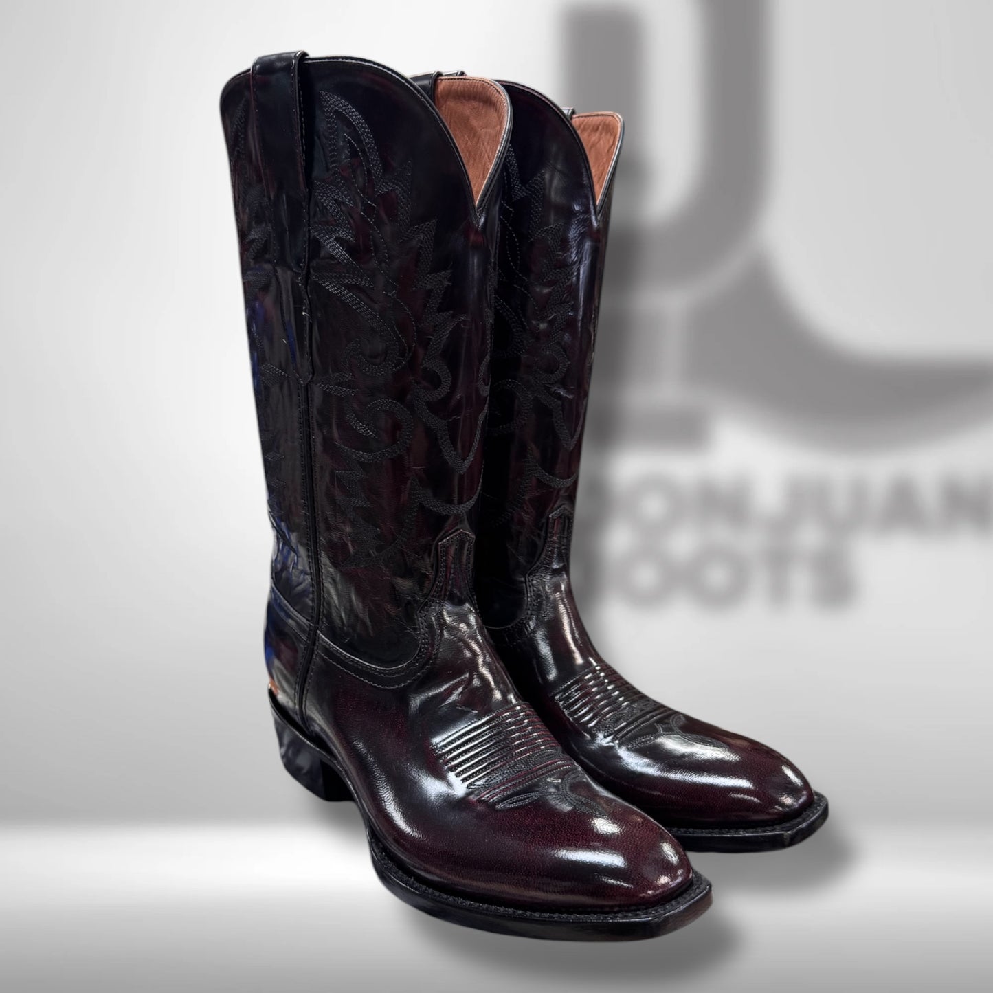 Dj1004 | Taz Goat French Toe Blk Cherry