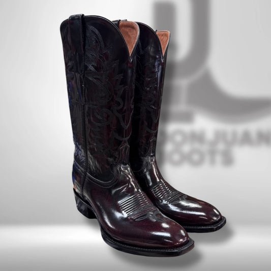 Dj1004 | Taz Goat French Toe Blk Cherry