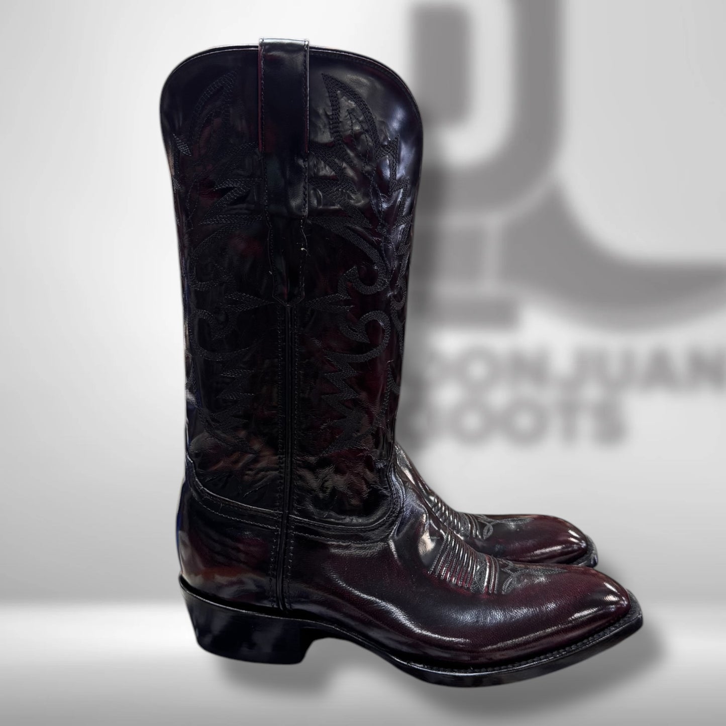 Dj1004 | Taz Goat French Toe Blk Cherry