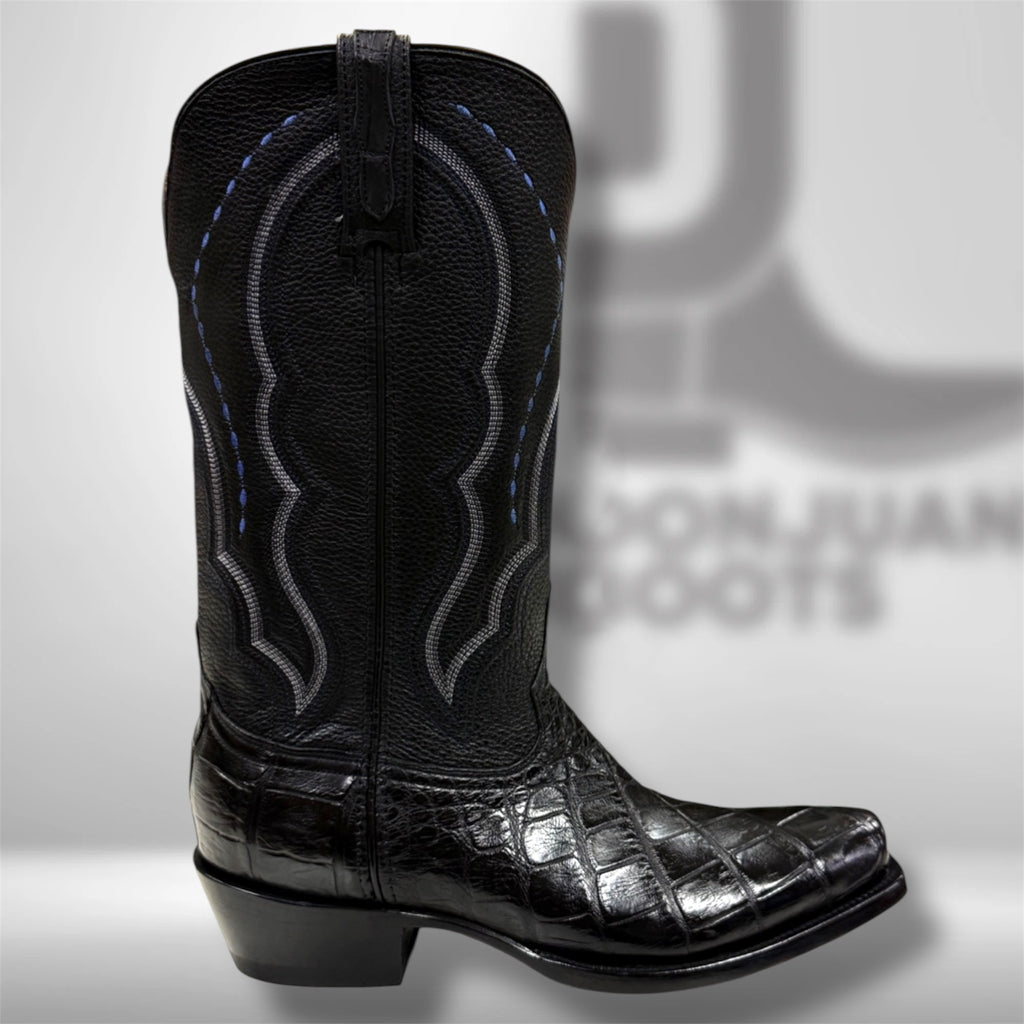 Dj9001 | American Alligator Black Diamond Toe