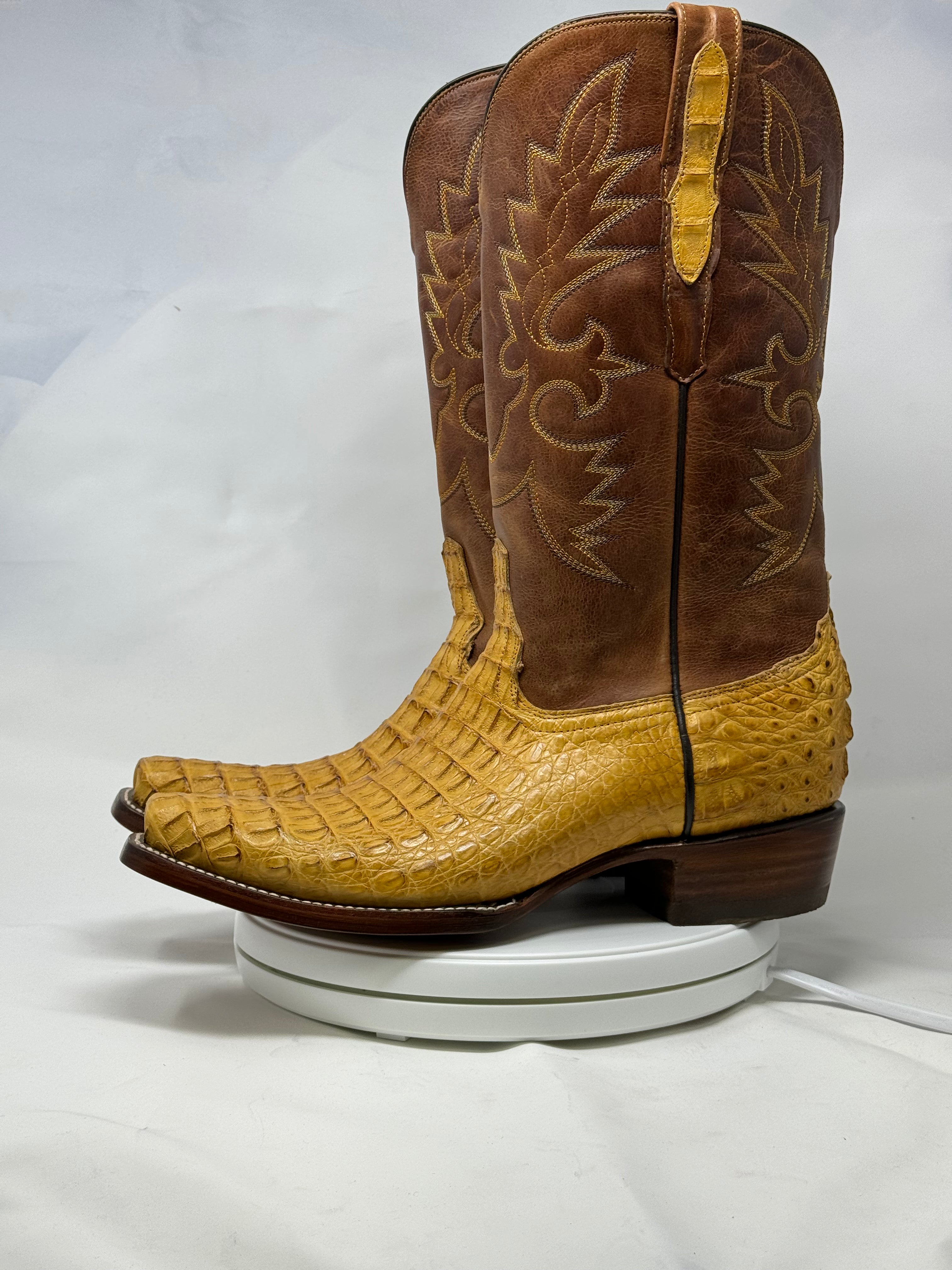 DJ2059 | Don Juan Boots Men's Caiman Back Buttercup Diamond Toe