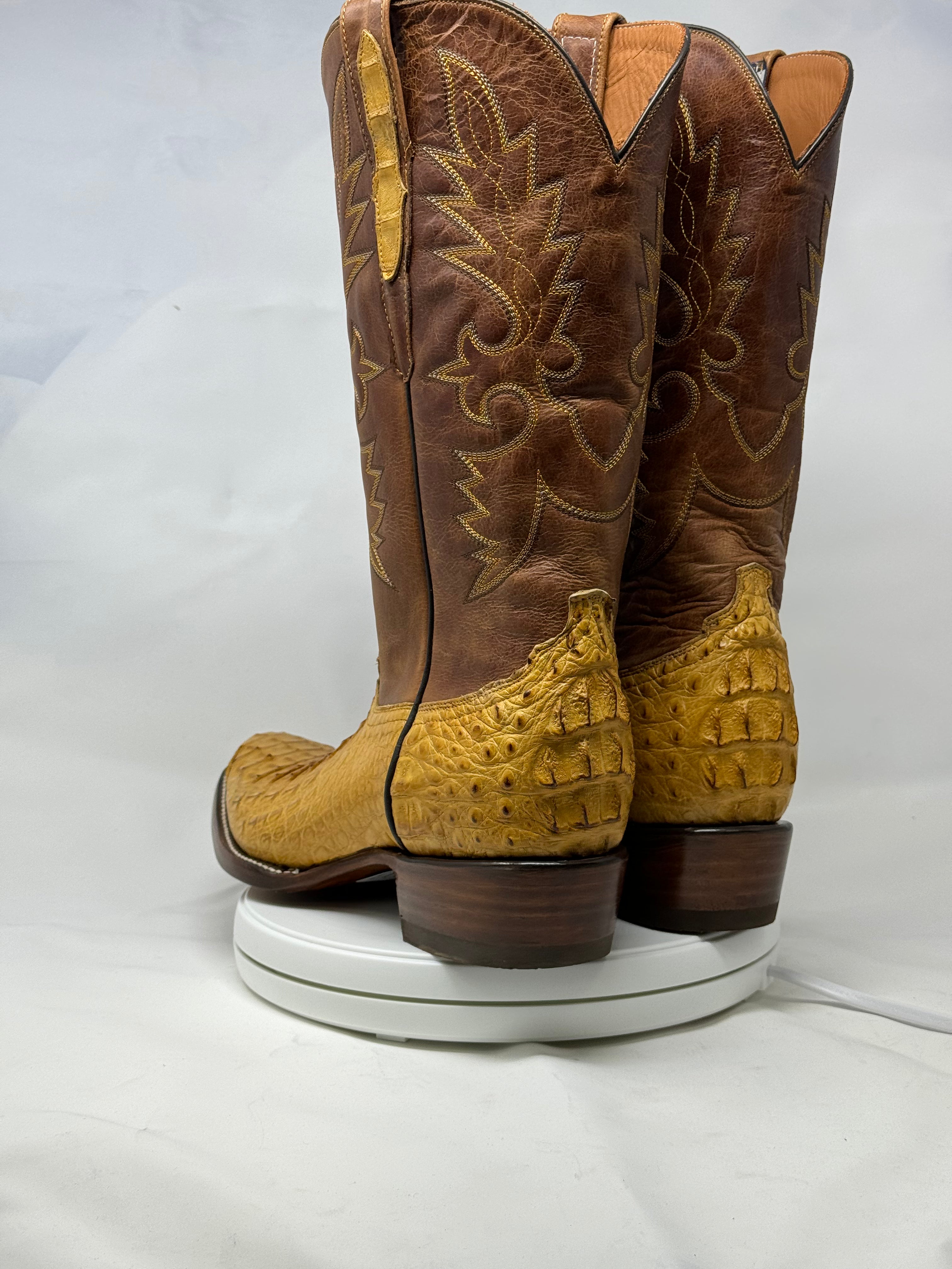 DJ2059 | Don Juan Boots Men's Caiman Back Buttercup Diamond Toe