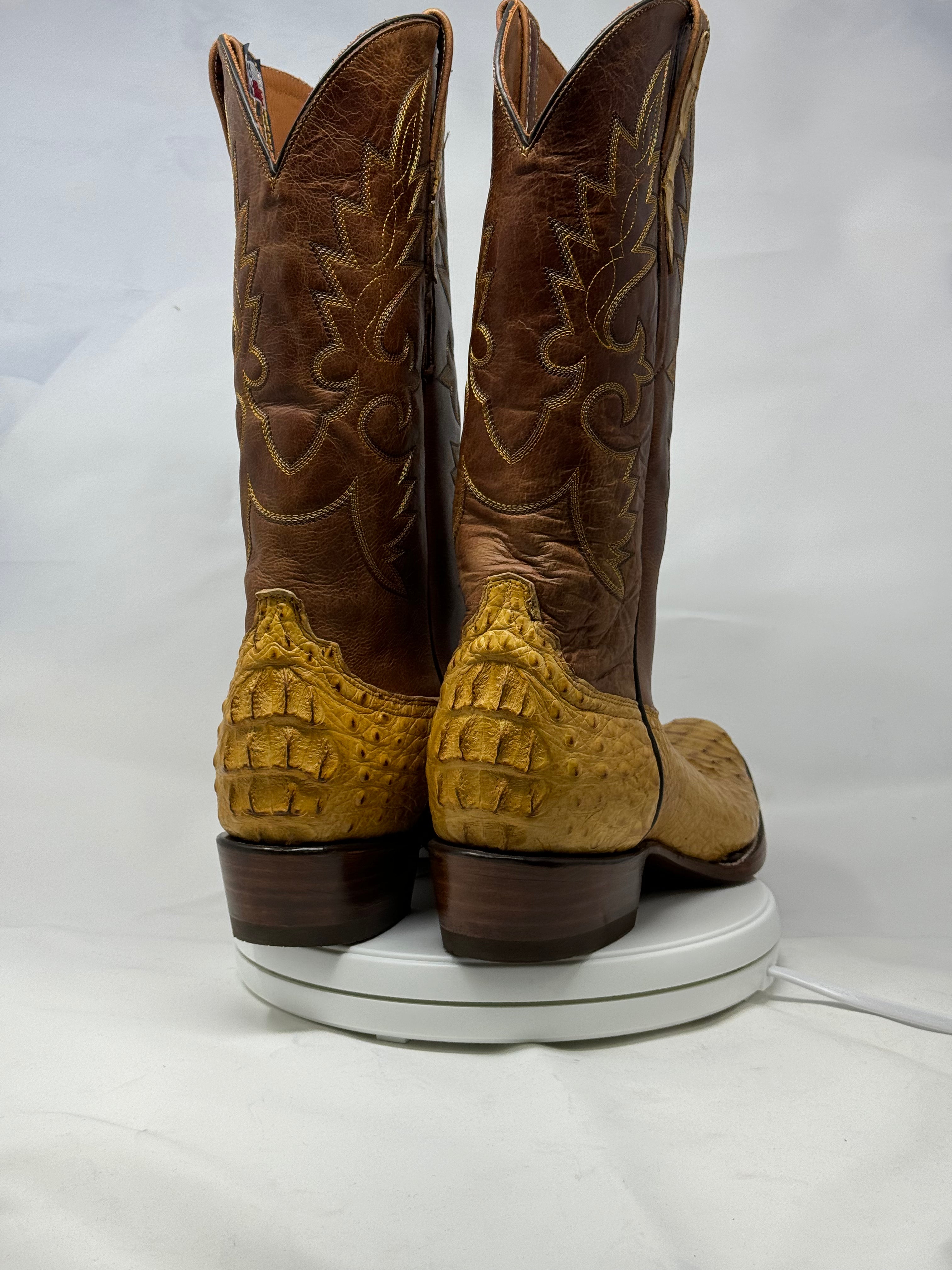 DJ2059 | Don Juan Boots Men's Caiman Back Buttercup Diamond Toe