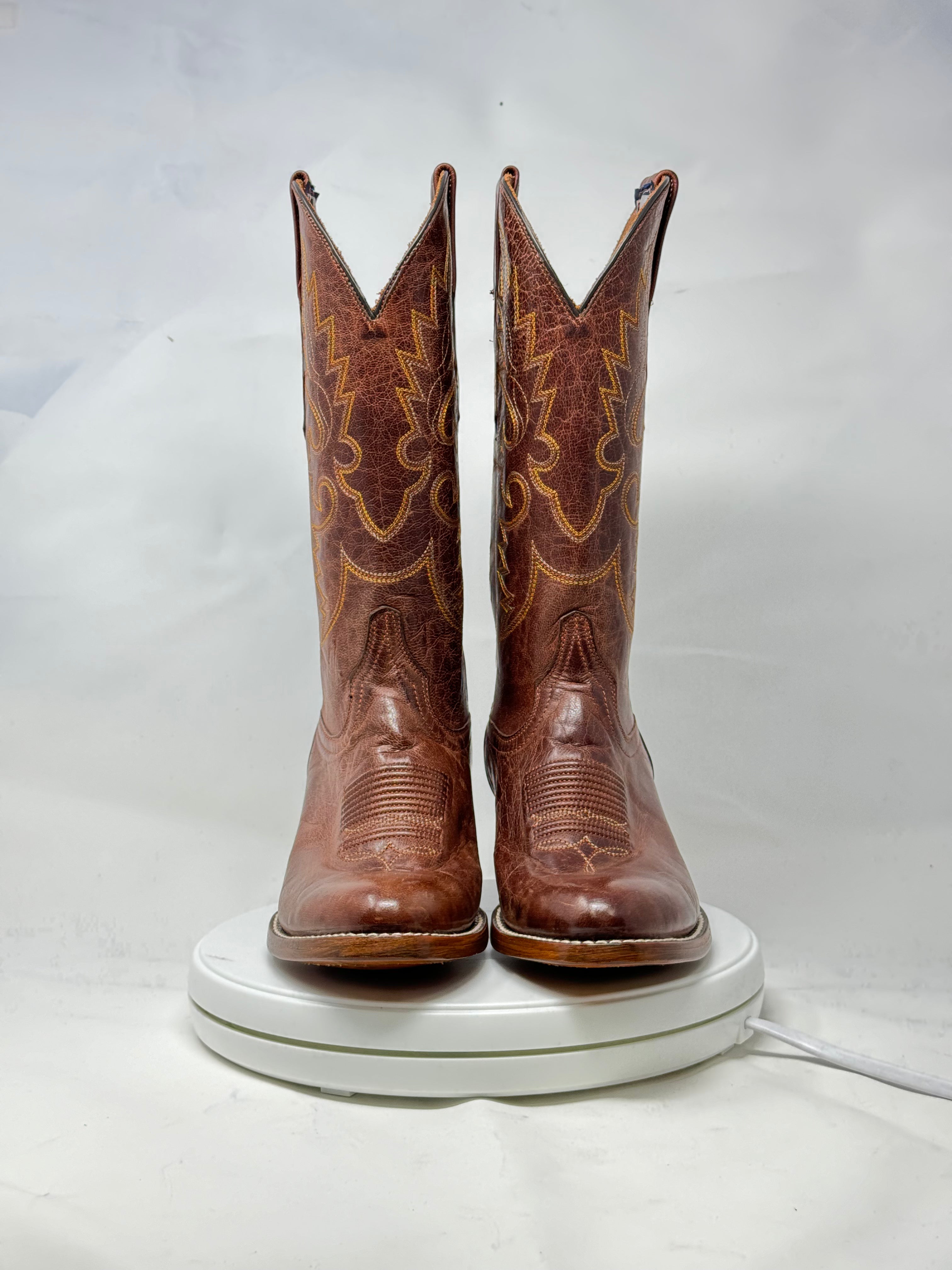 DJ1039 | Don Juan Boots Women's Mad Dog Ranch Hand Almond Rw