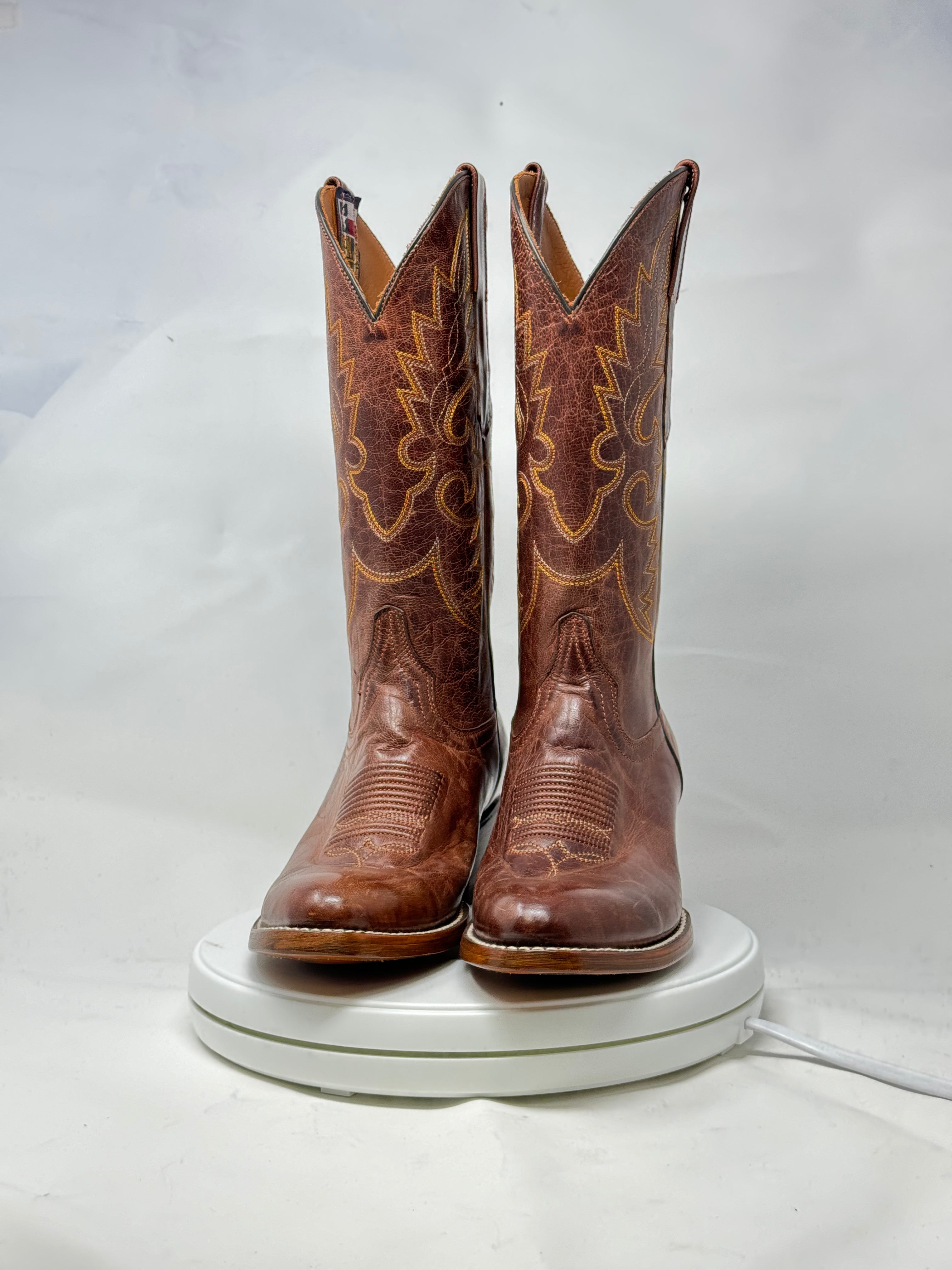 DJ1039 | Don Juan Boots Women's Mad Dog Ranch Hand Almond Rw