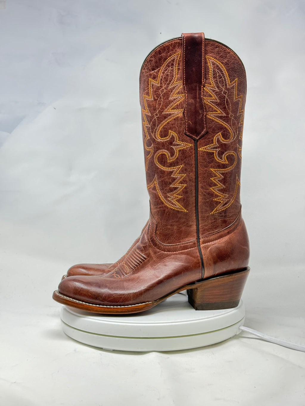 DJ1039 | Don Juan Boots Women's Mad Dog Ranch Hand Almond Rw