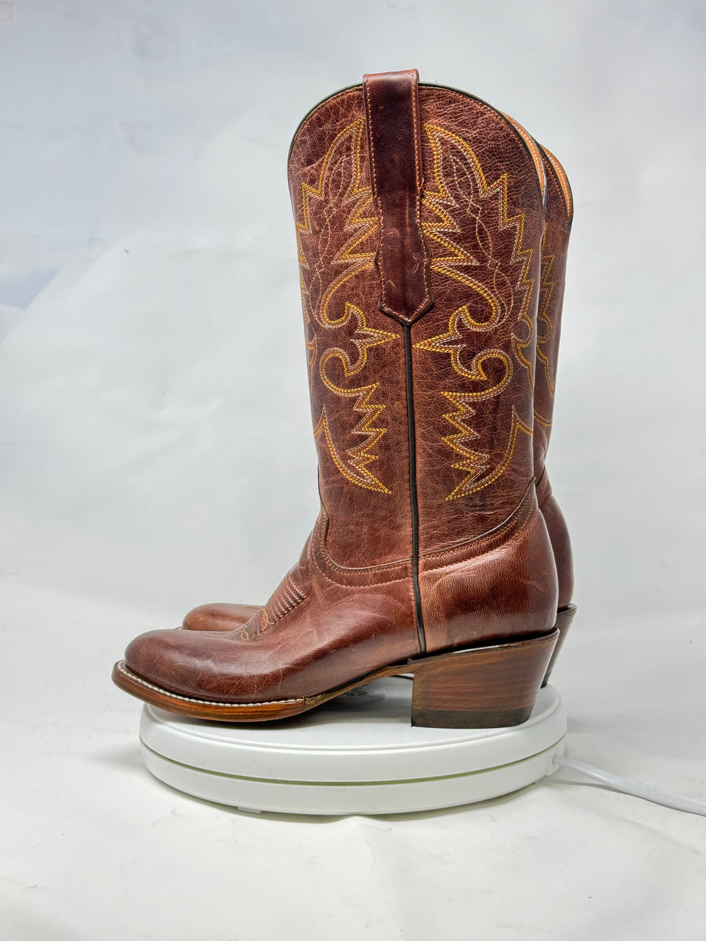 DJ1039 | Don Juan Boots Women's Mad Dog Ranch Hand Almond Rw