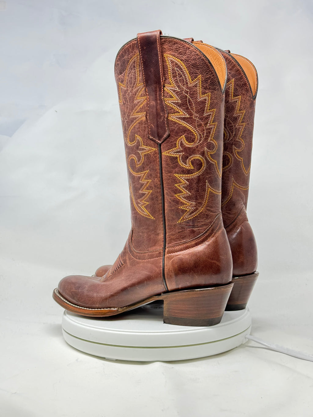 DJ1039 | Don Juan Boots Women's Mad Dog Ranch Hand Almond Rw