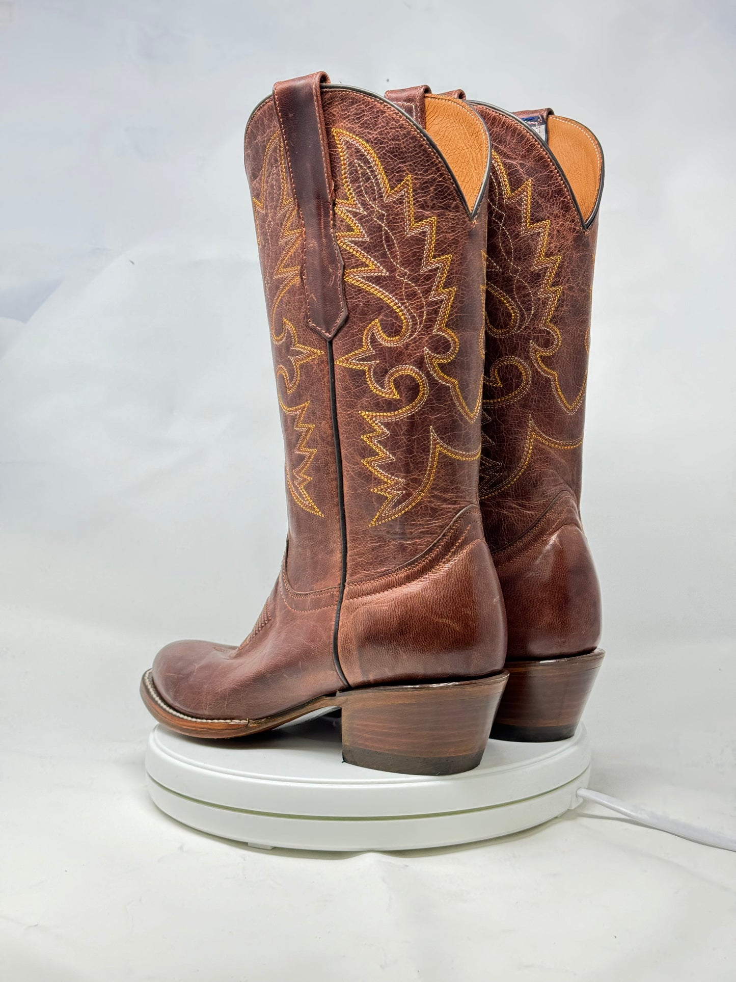 DJ1039 | Don Juan Boots Women's Mad Dog Ranch Hand Almond Rw