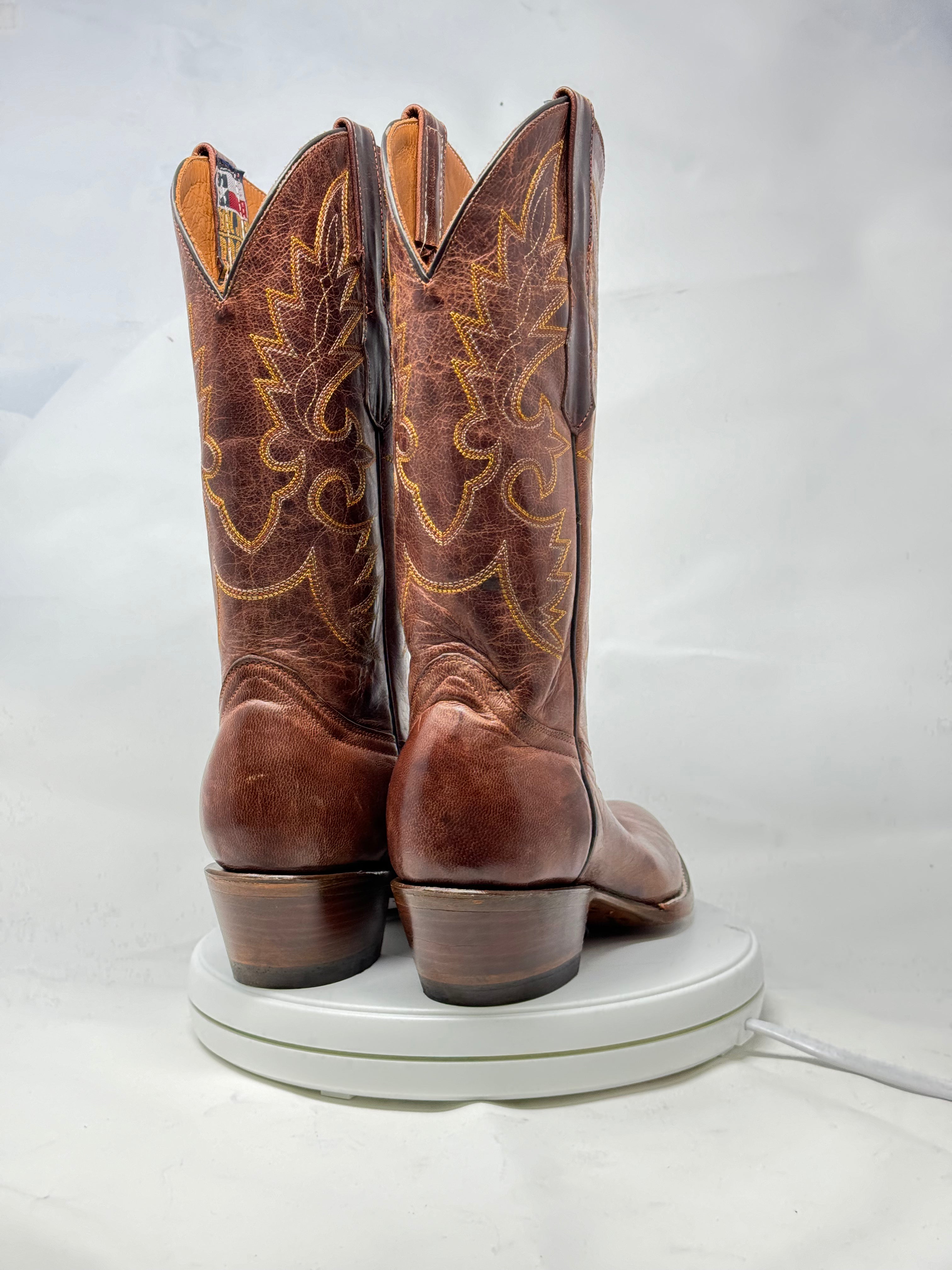 DJ1039 | Don Juan Boots Women's Mad Dog Ranch Hand Almond Rw