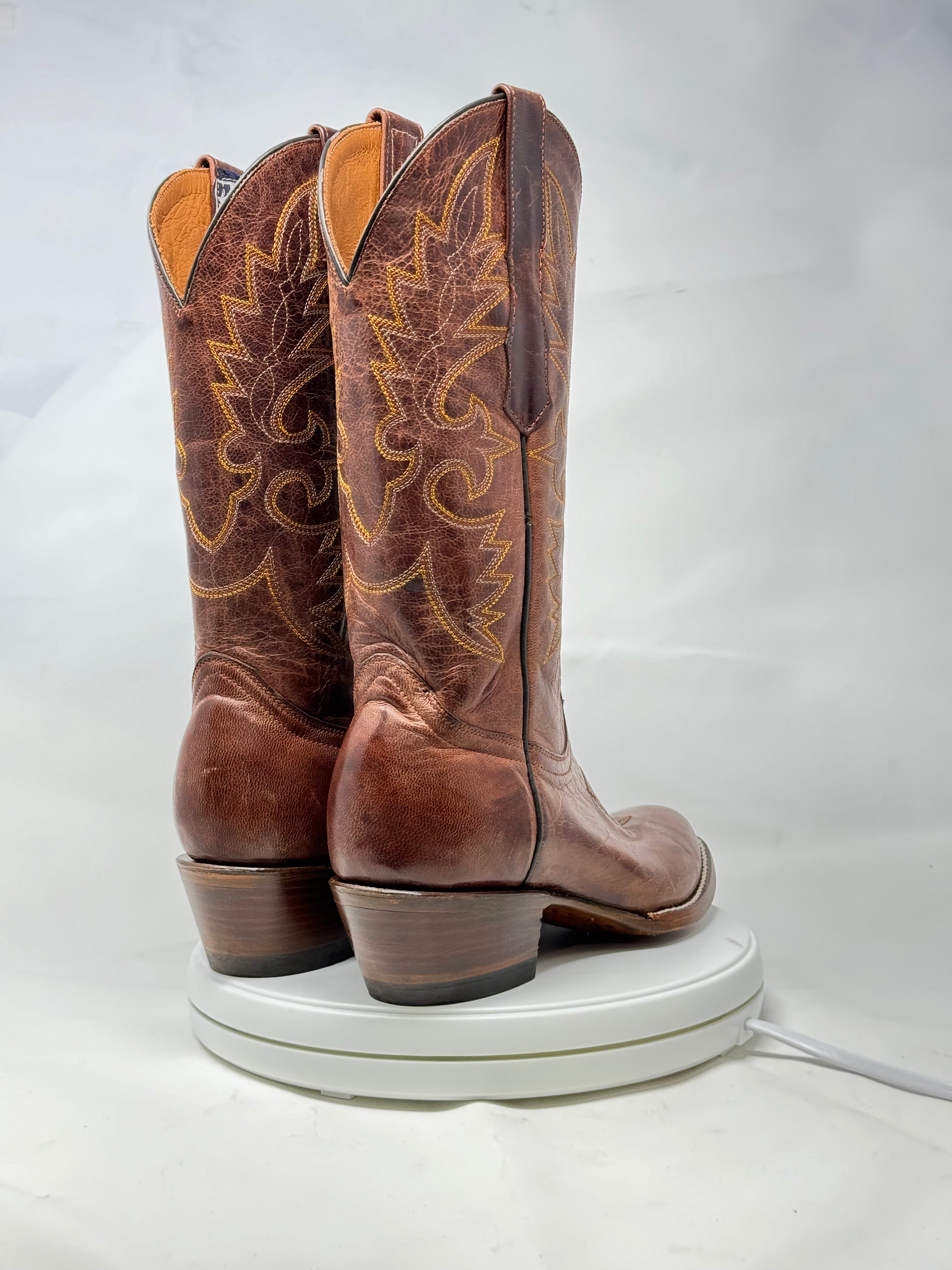 DJ1039 | Don Juan Boots Women's Mad Dog Ranch Hand Almond Rw