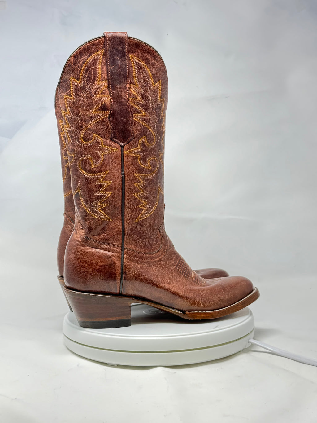 DJ1039 | Don Juan Boots Women's Mad Dog Ranch Hand Almond Rw