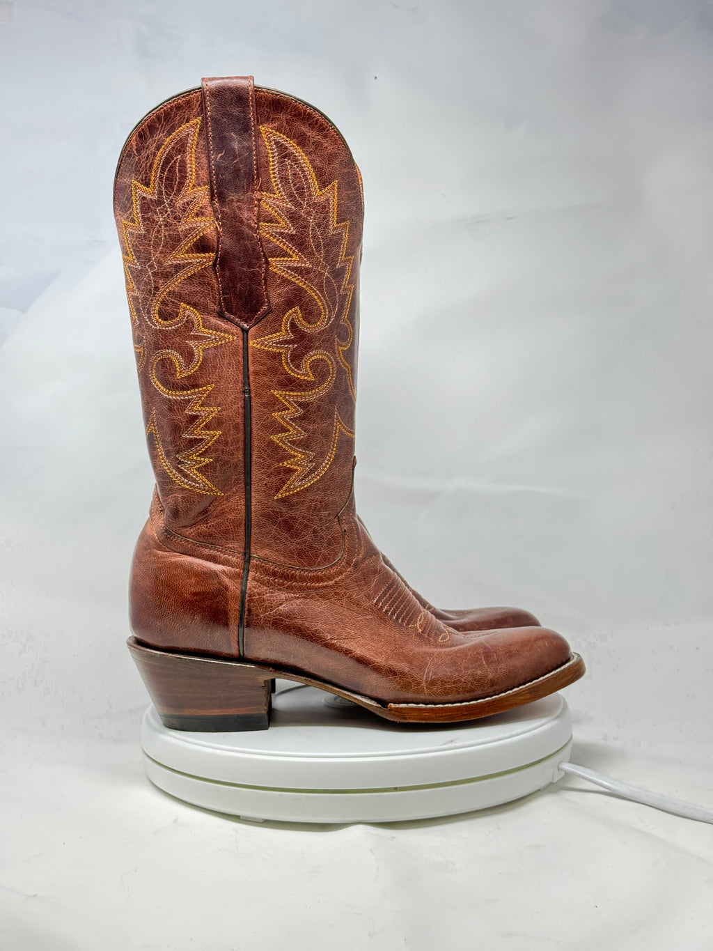 DJ1039 | Don Juan Boots Women's Mad Dog Ranch Hand Almond Rw