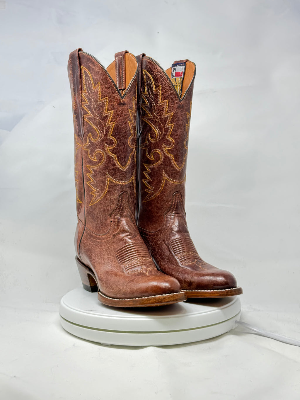 DJ1039 | Don Juan Boots Women's Mad Dog Ranch Hand Almond Rw