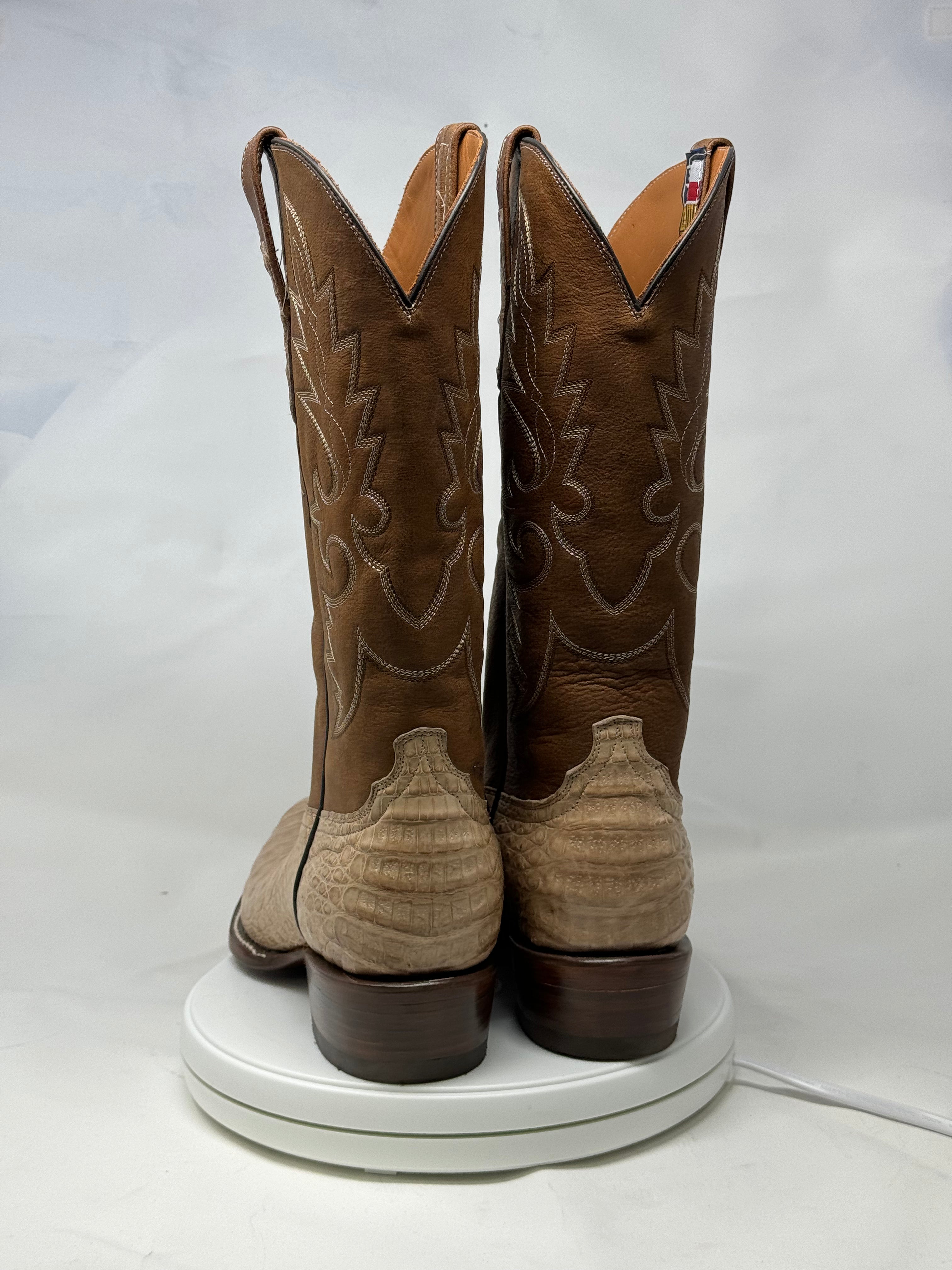 DJ2056 | Don Juan Boots Men's Caiman Belly Oryx Diamond Toe