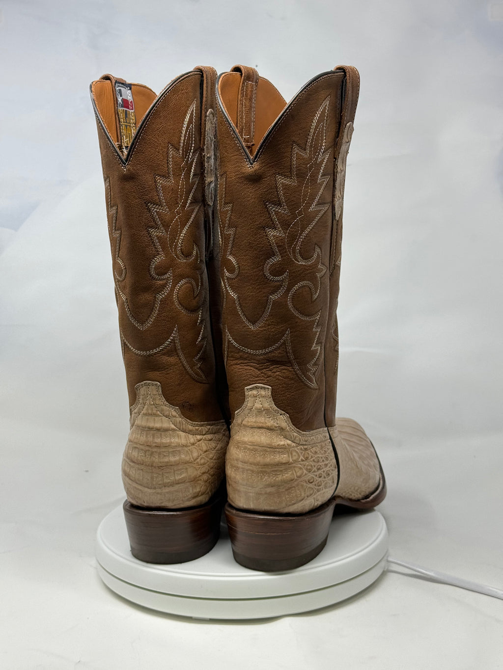 DJ2056 | Don Juan Boots Men's Caiman Belly Oryx Diamond Toe