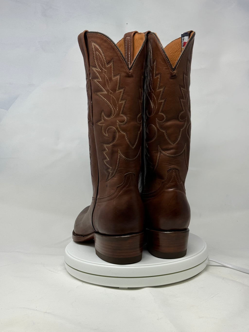 DJ1012 | Don Juan Boots Men's Almond Ranch Hand Burnished R Toe