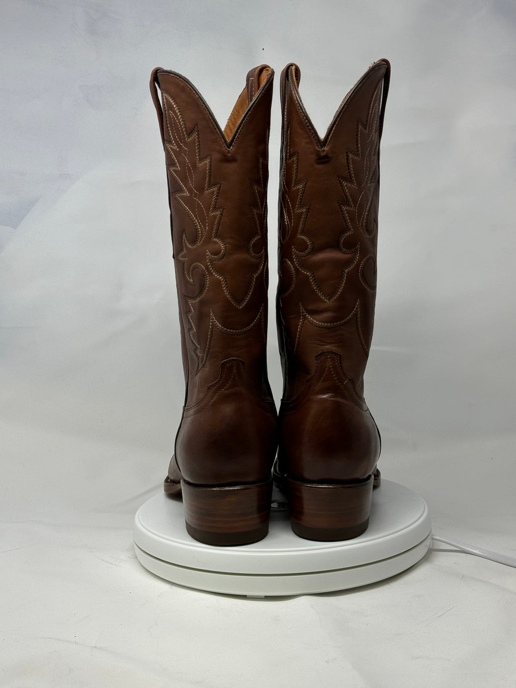 DJ1012 | Don Juan Boots Men's Almond Ranch Hand Burnished R Toe