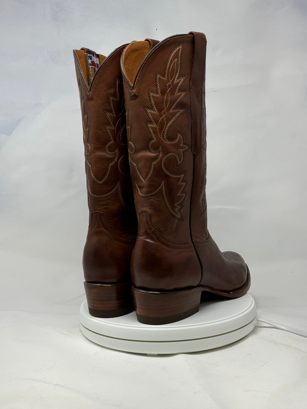 DJ1012 | Don Juan Boots Men's Almond Ranch Hand Burnished R Toe