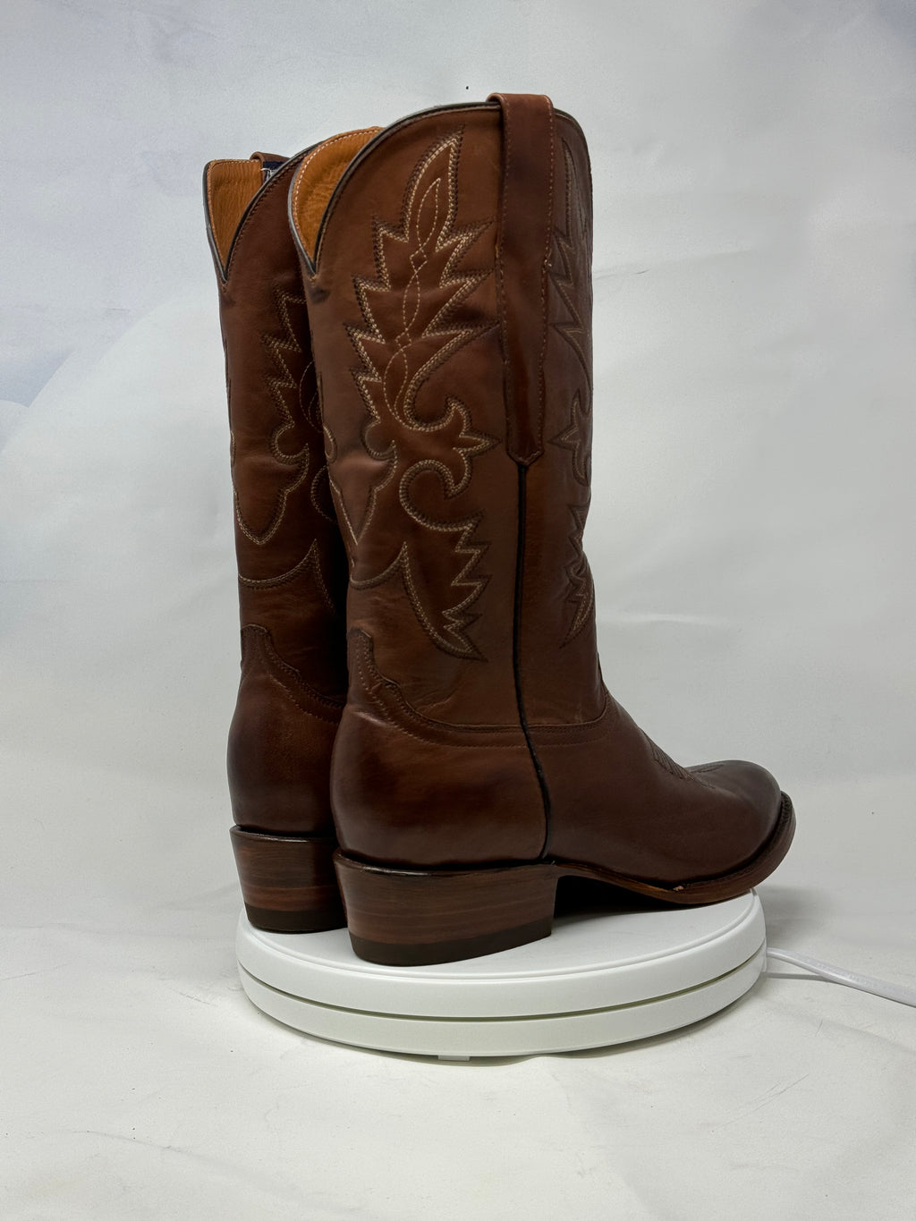 DJ1012 | Don Juan Boots Men's Almond Ranch Hand Burnished R Toe