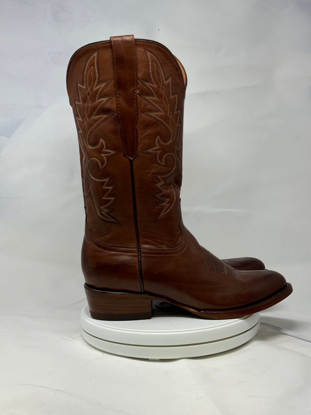 DJ1012 | Don Juan Boots Men's Almond Ranch Hand Burnished R Toe