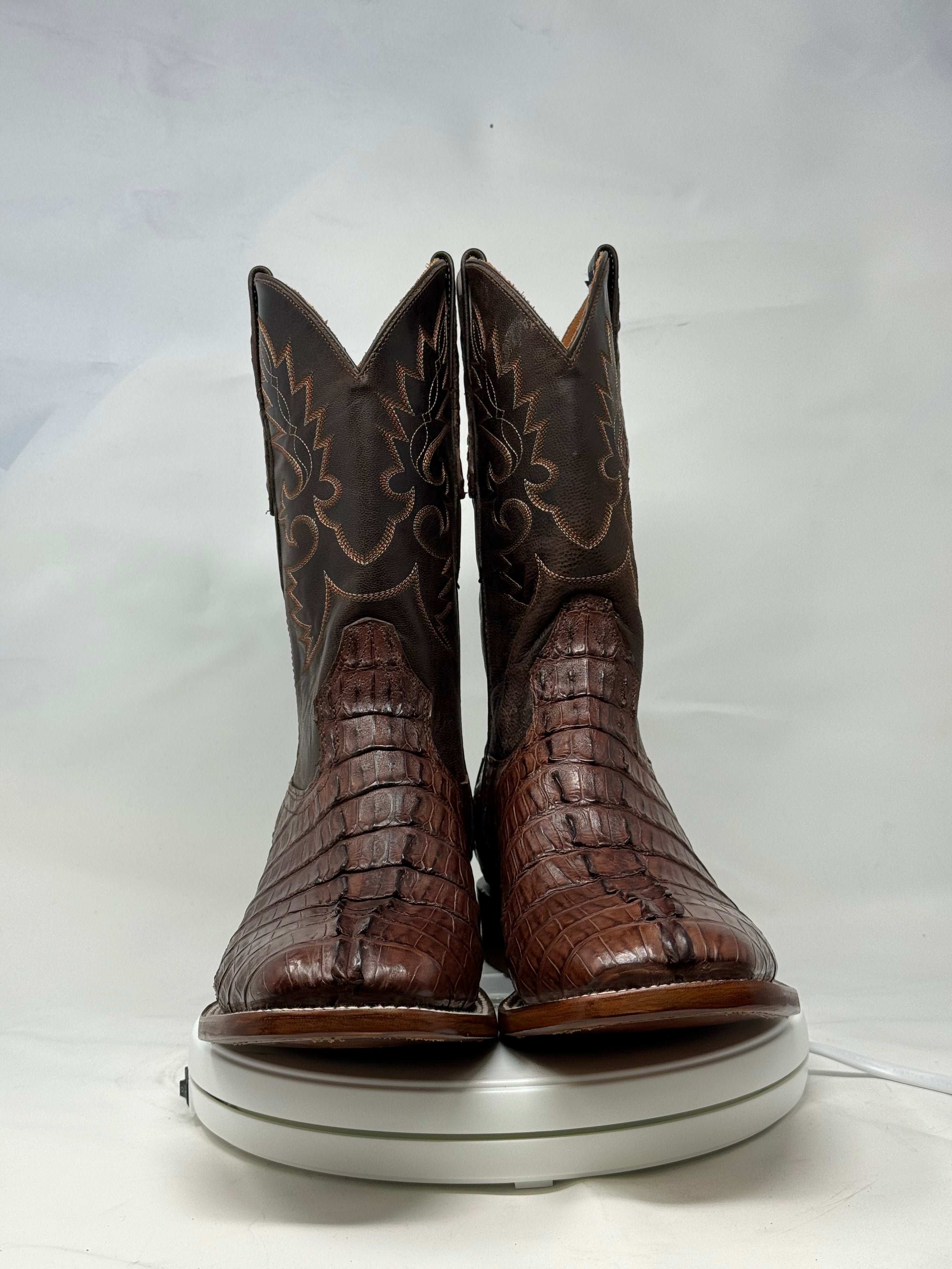 DJ2023 | Don Juan Boots Men's Caiman Tail Cigar H Toe
