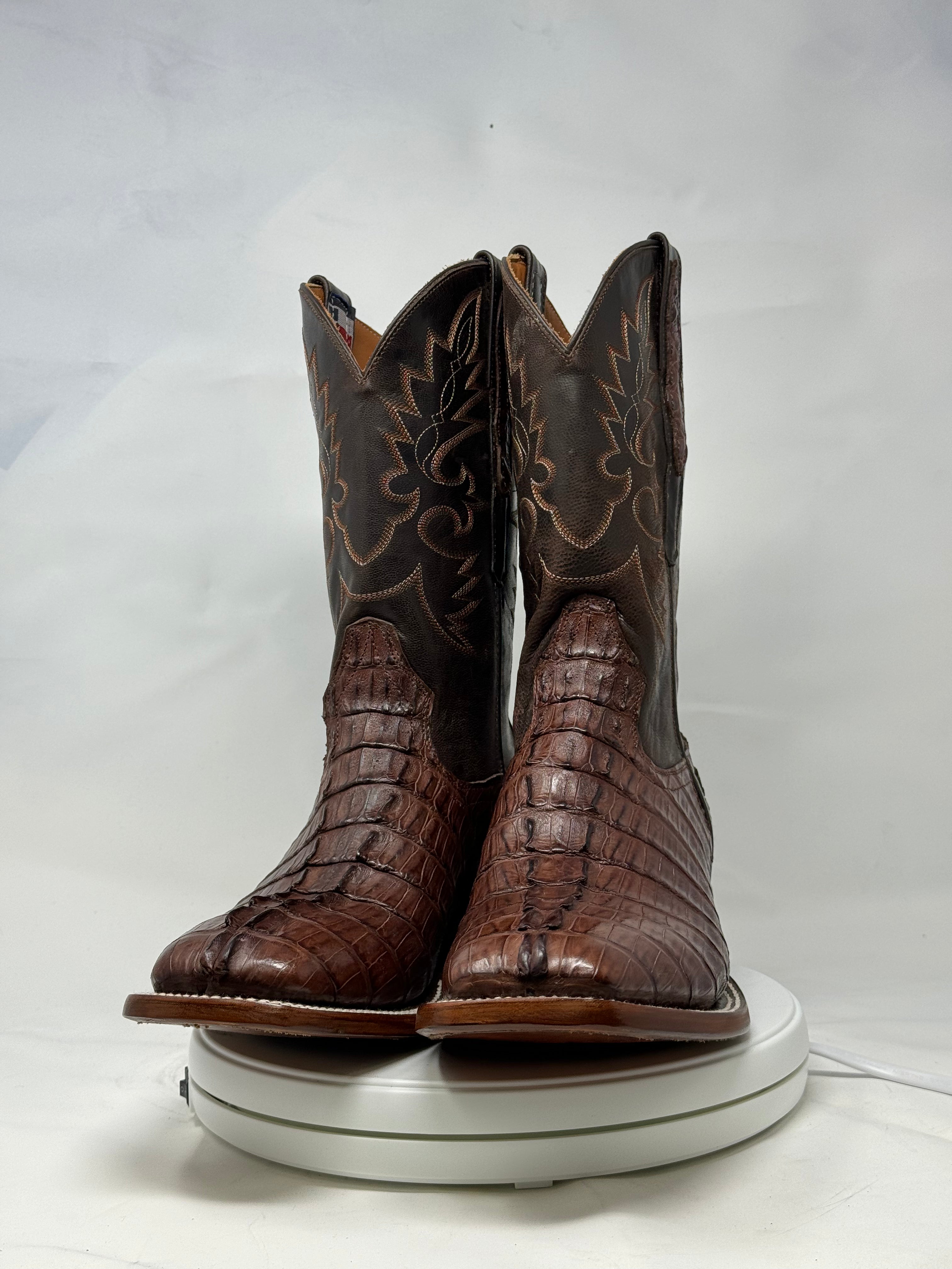 DJ2023 | Don Juan Boots Men's Caiman Tail Cigar H Toe