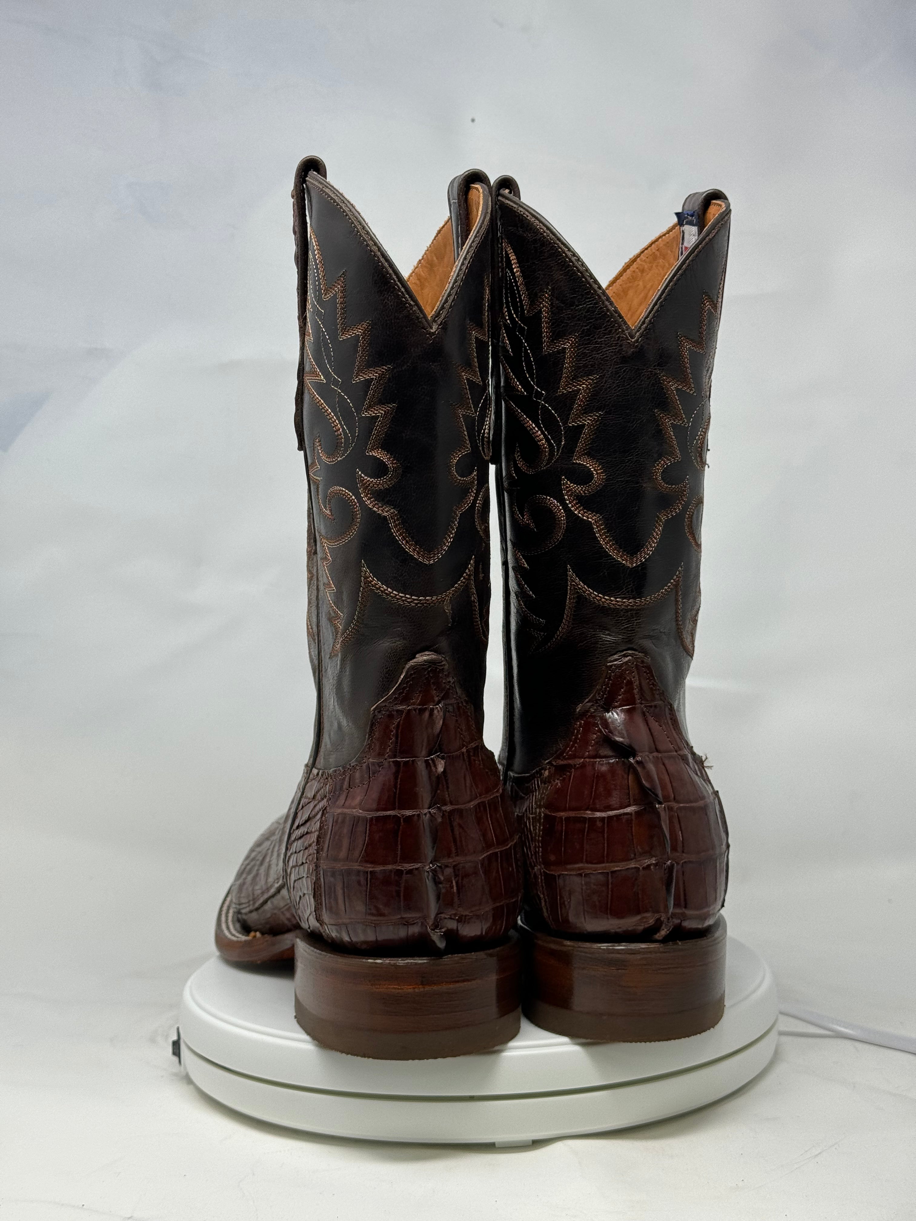 DJ2023 | Don Juan Boots Men's Caiman Tail Cigar H Toe