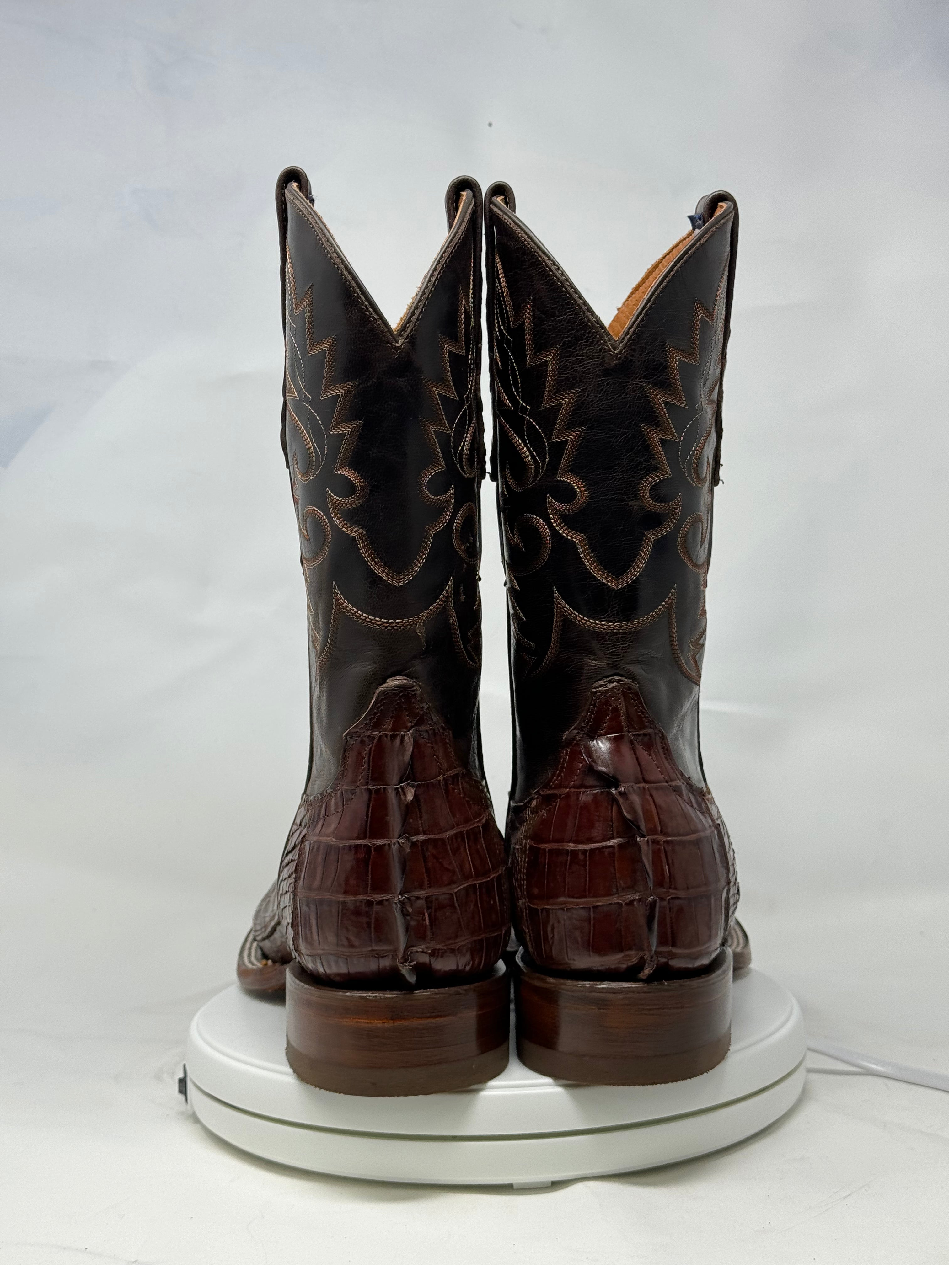 DJ2023 | Don Juan Boots Men's Caiman Tail Cigar H Toe