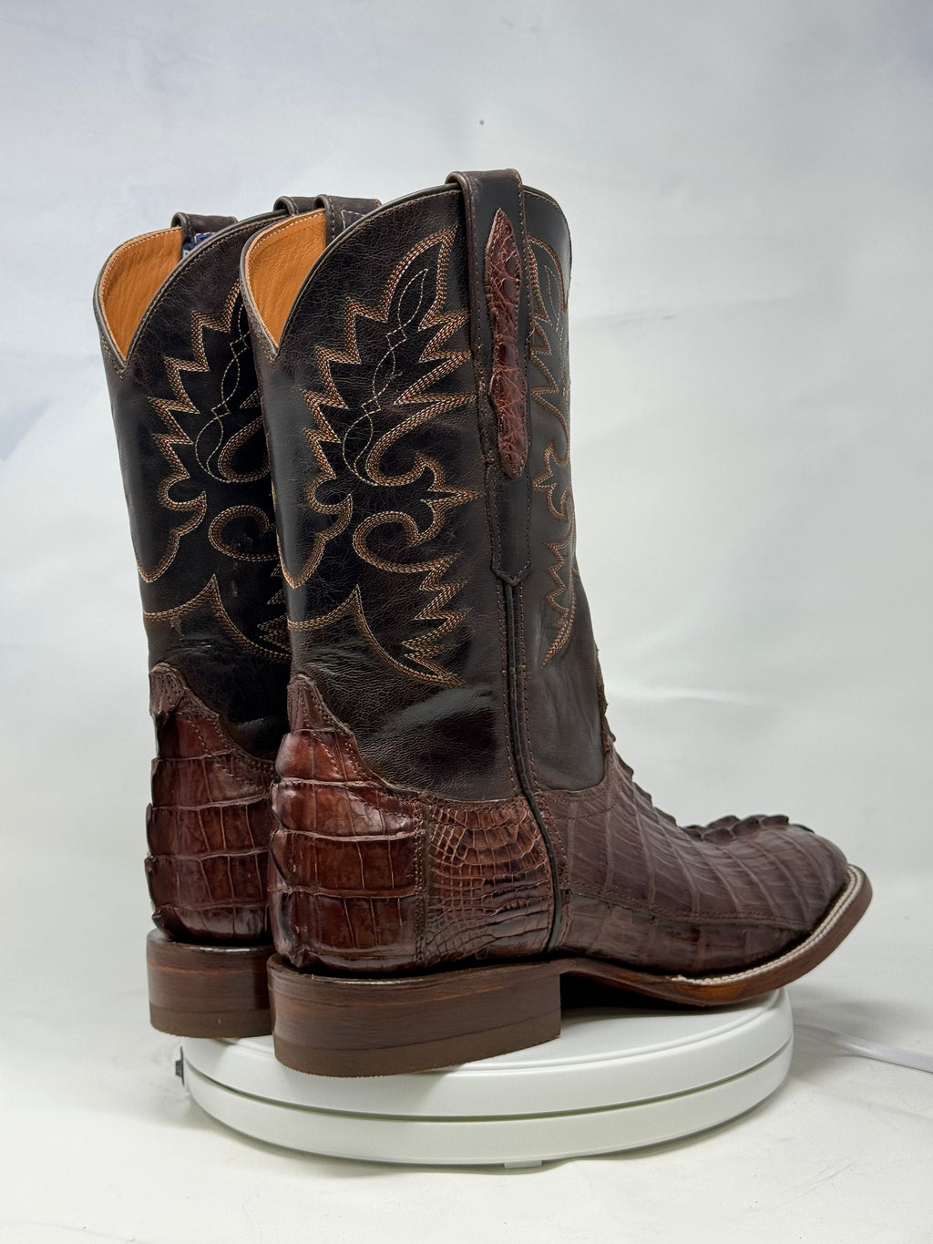 DJ2023 | Don Juan Boots Men's Caiman Tail Cigar H Toe