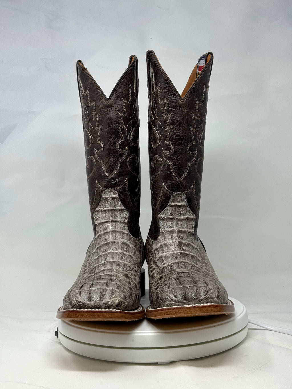 DJ2055 | Don Juan Boots Men's Caiman Hornback Natural Special H Toe P