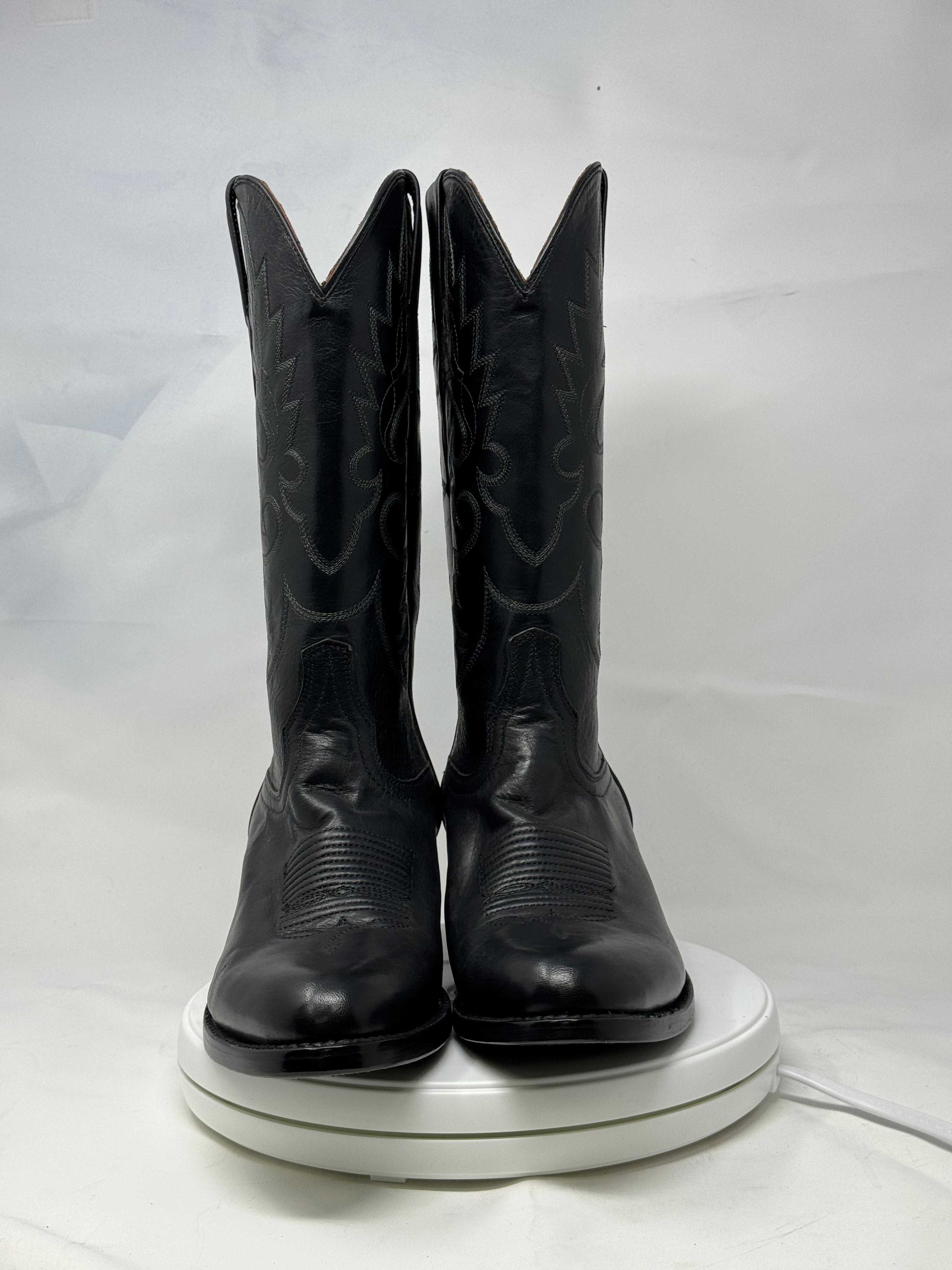DJ1027 | Don Juan Boots Men's Black Ranch Hand R Toe