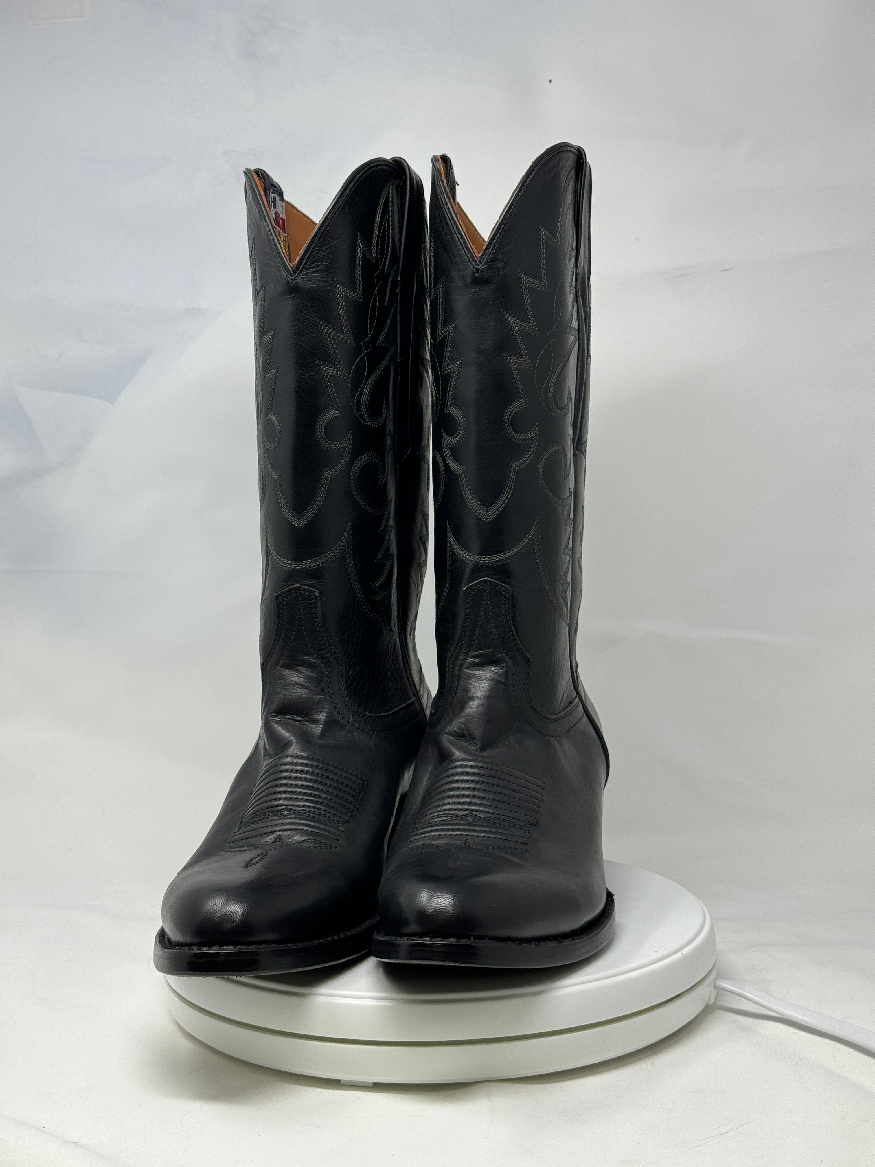 DJ1027 | Don Juan Boots Men's Black Ranch Hand R Toe