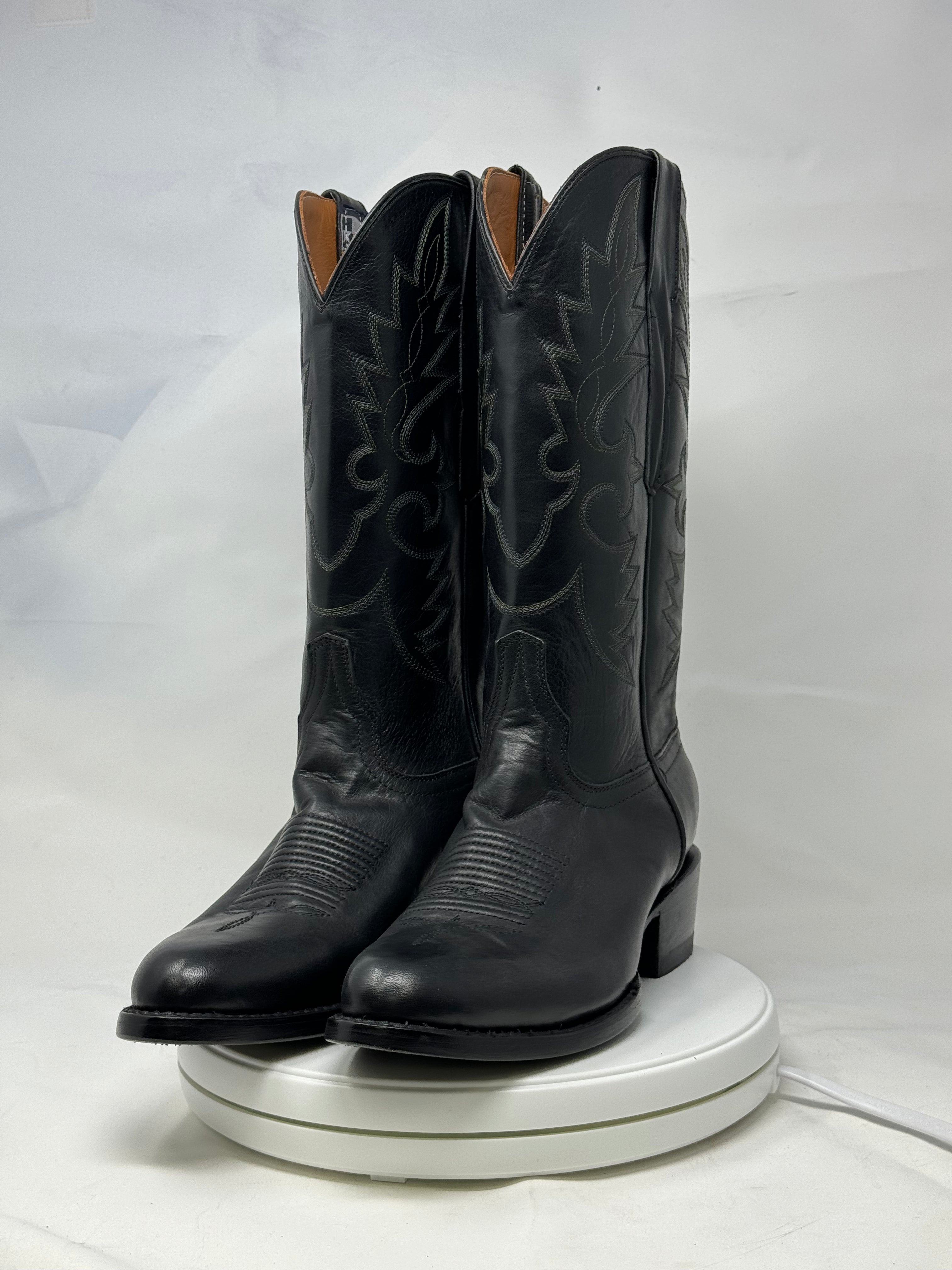 DJ1027 | Don Juan Boots Men's Black Ranch Hand R Toe