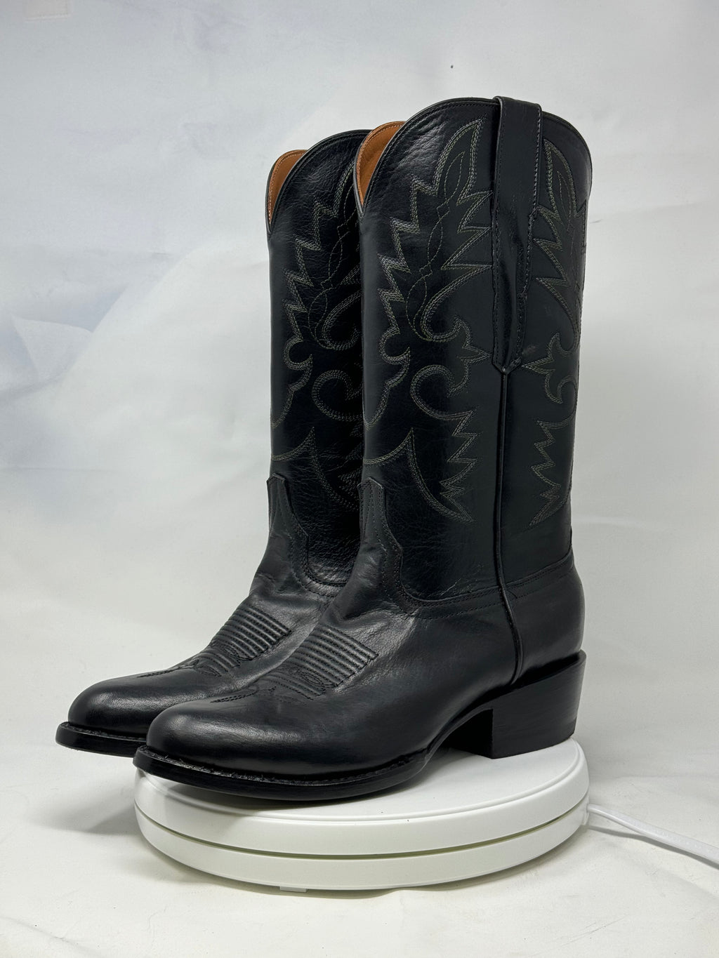 DJ1027 | Don Juan Boots Men's Black Ranch Hand R Toe