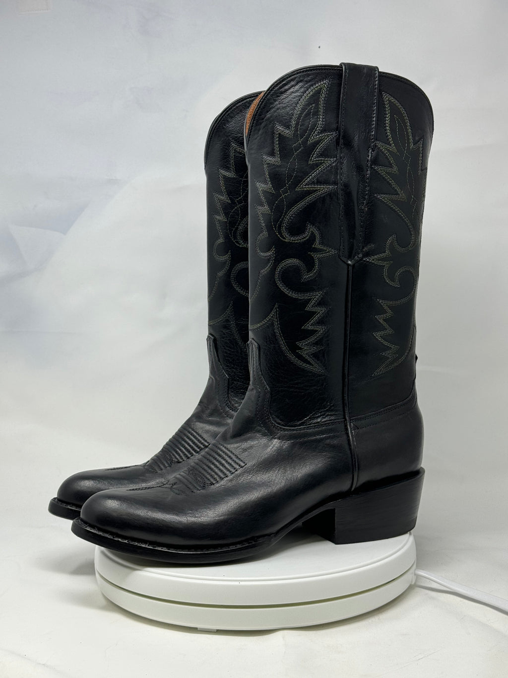 DJ1027 | Don Juan Boots Men's Black Ranch Hand R Toe