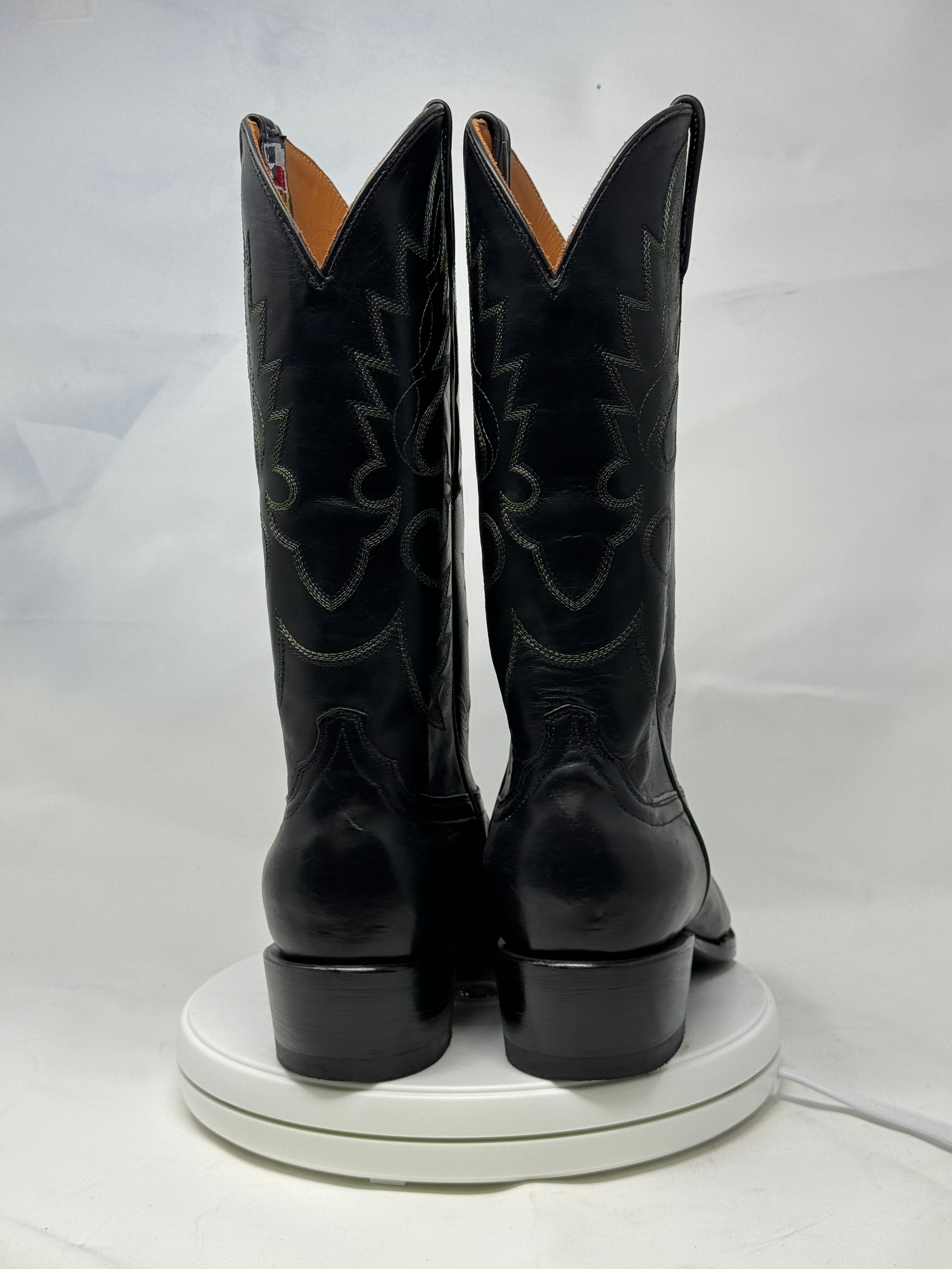 DJ1027 | Don Juan Boots Men's Black Ranch Hand R Toe