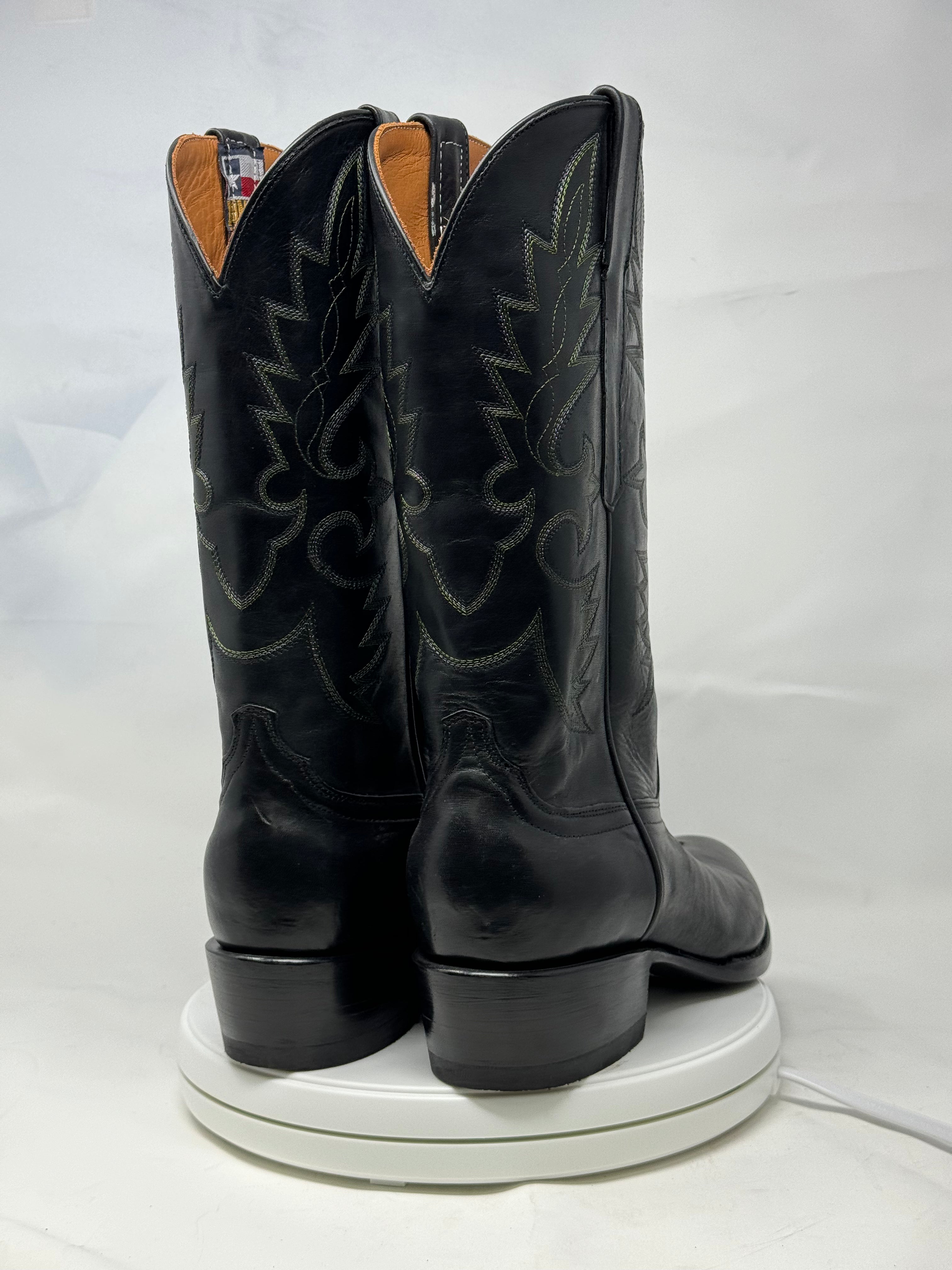DJ1027 | Don Juan Boots Men's Black Ranch Hand R Toe