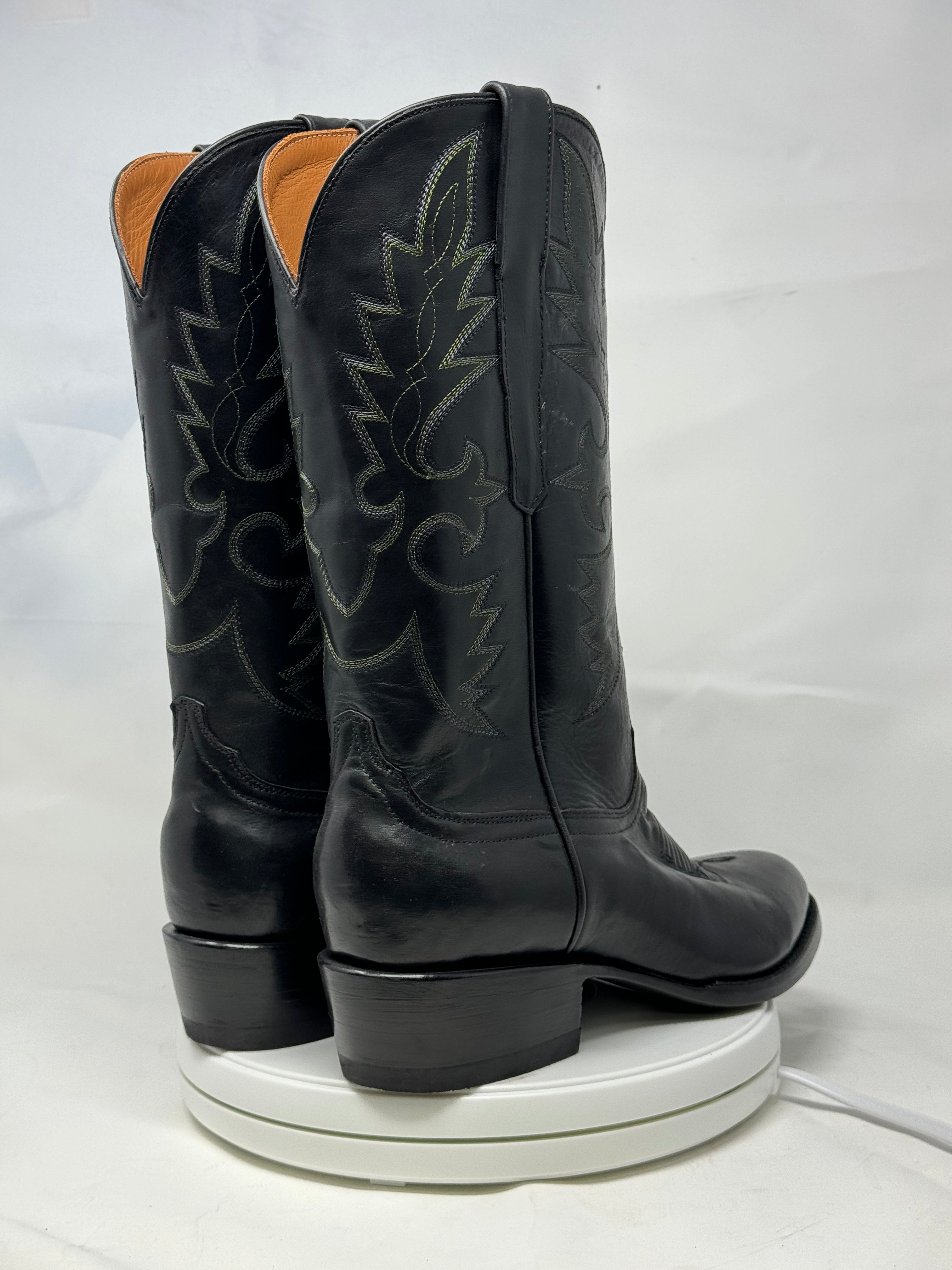DJ1027 | Don Juan Boots Men's Black Ranch Hand R Toe