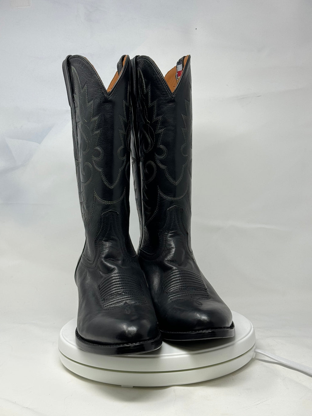 DJ1027 | Don Juan Boots Men's Black Ranch Hand R Toe